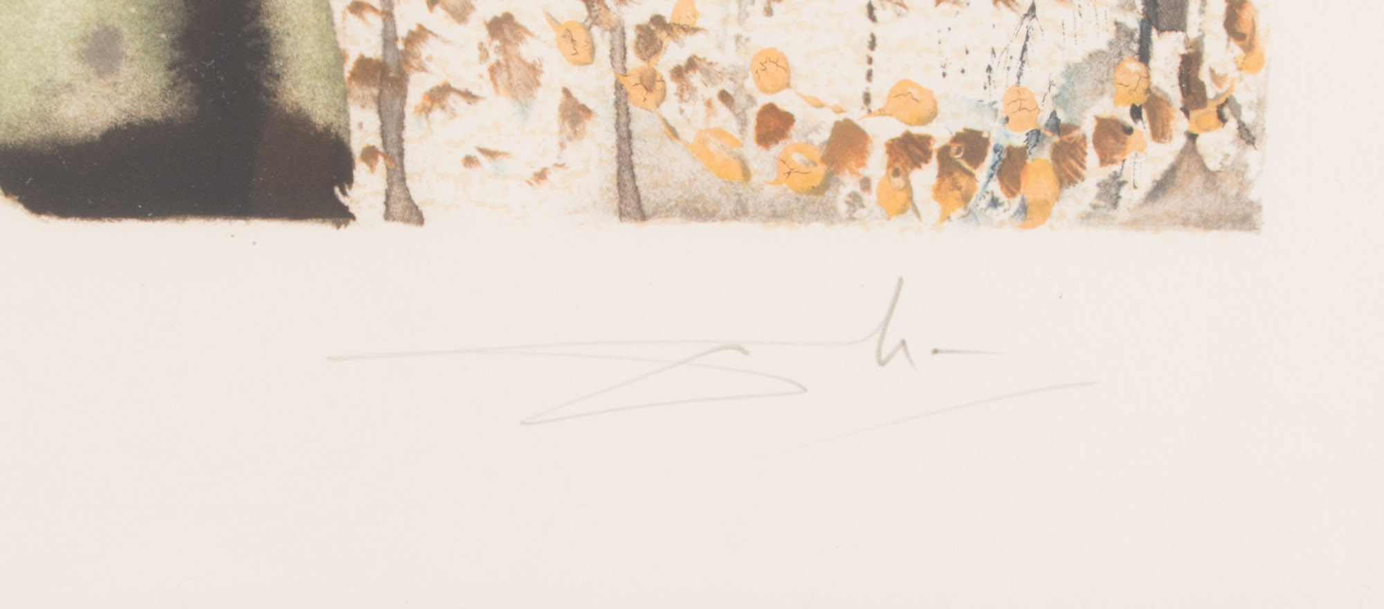 Signed Dali "Portrait of the Bullfighter Hero, Escamillo"