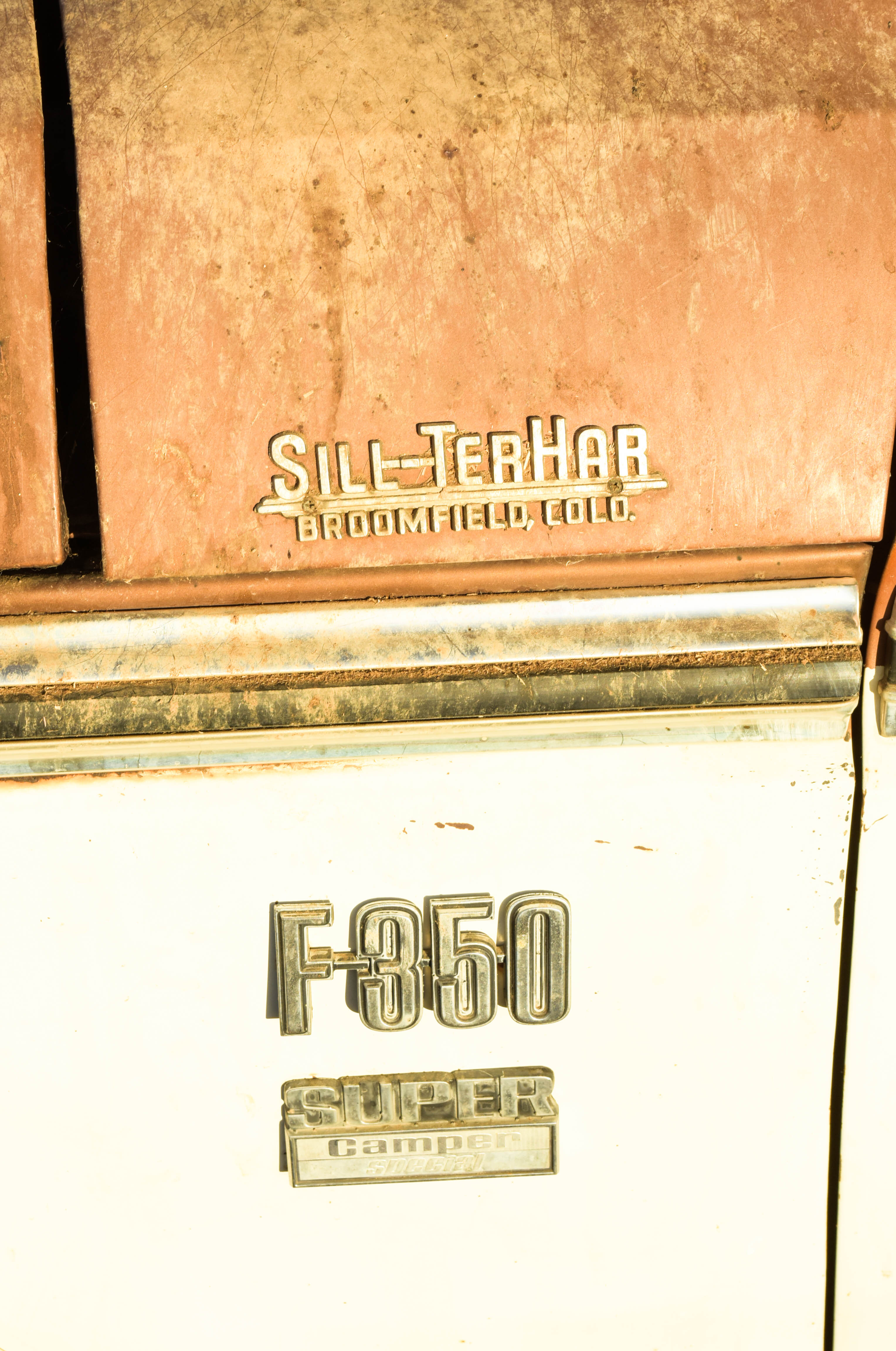 1973 Ford F350 Pickup and 1978 Mitchell Over-Cab Camper