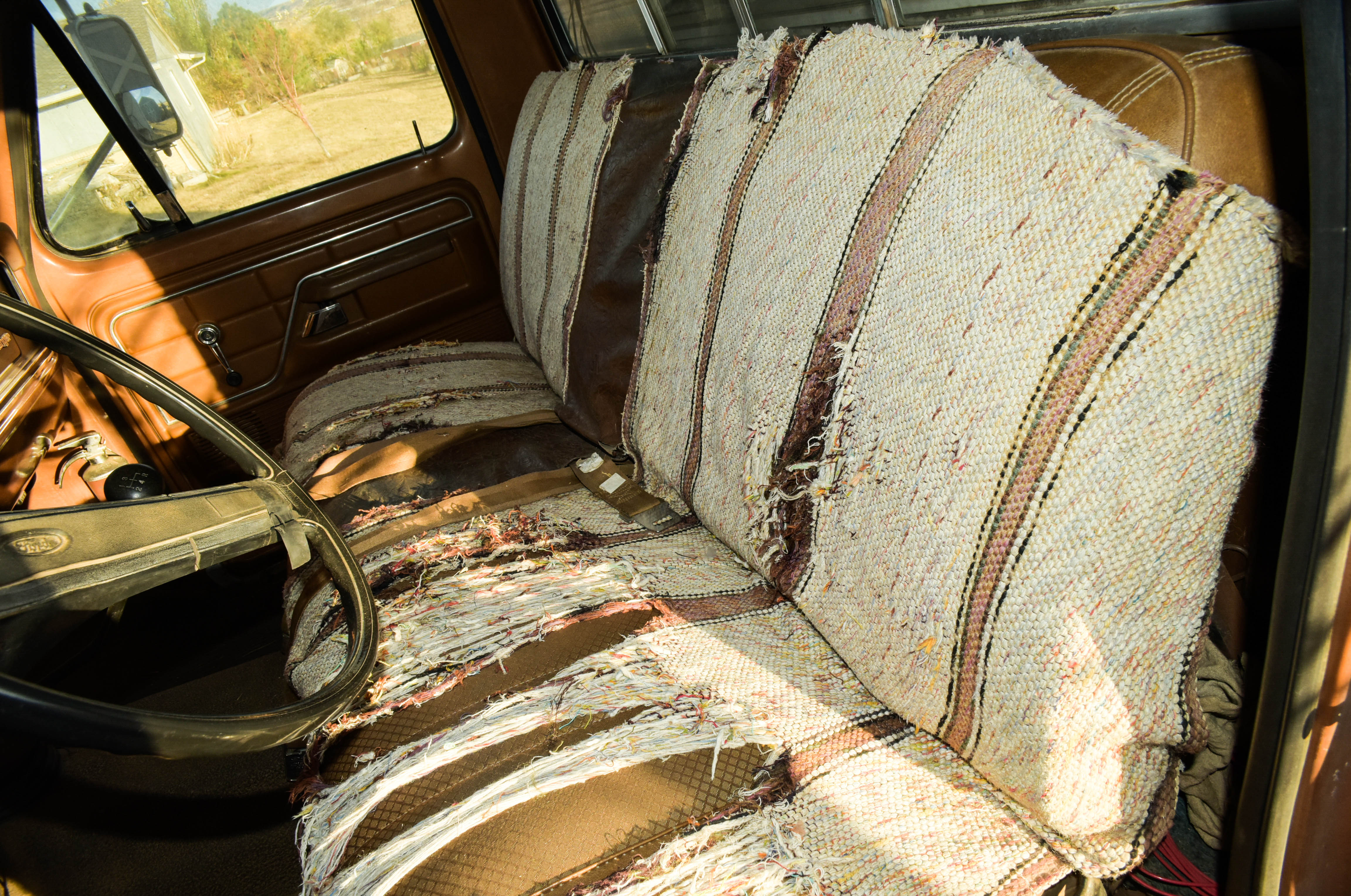 1973 Ford F350 Pickup and 1978 Mitchell Over-Cab Camper