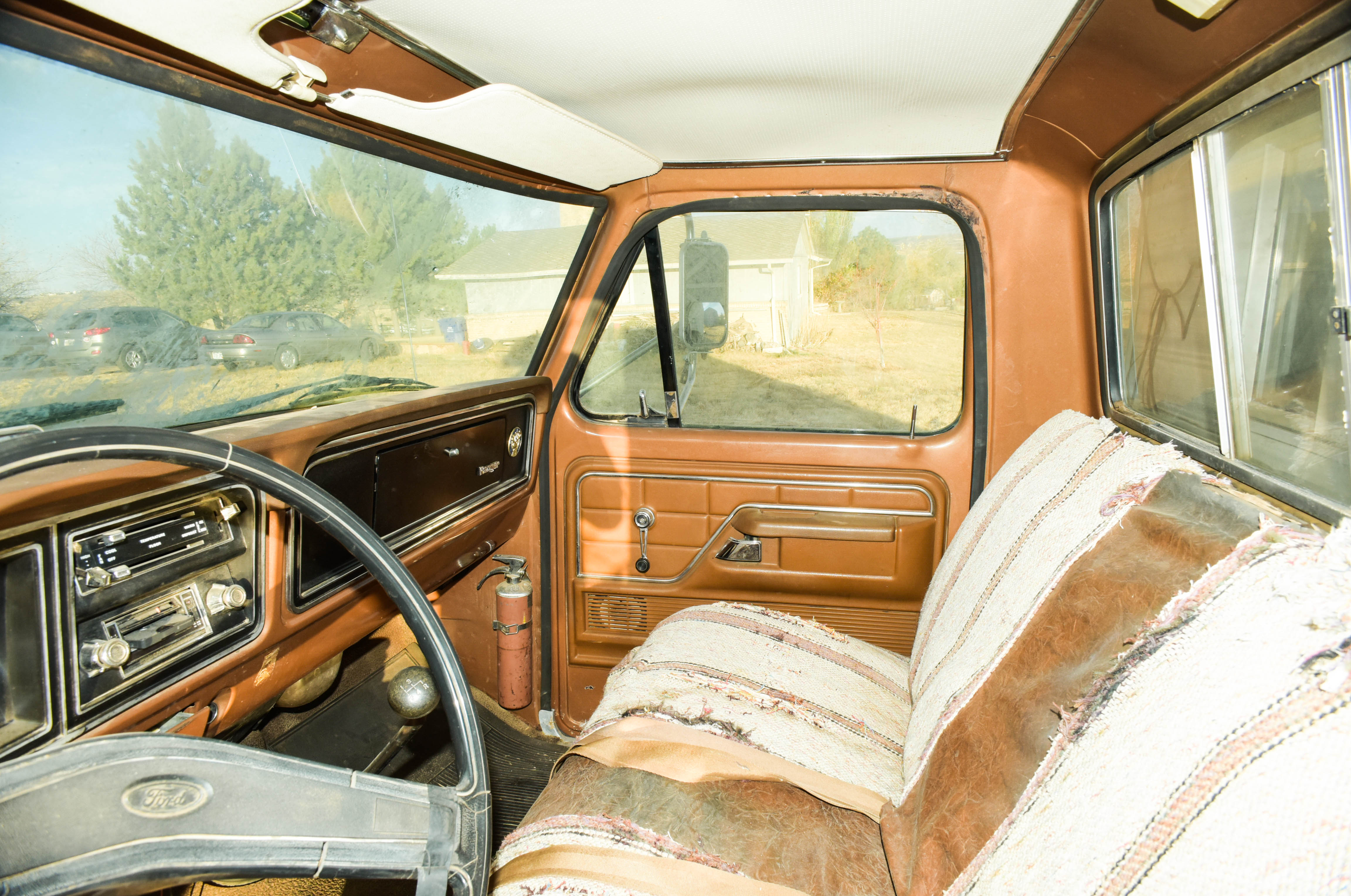 1973 Ford F350 Pickup and 1978 Mitchell Over-Cab Camper