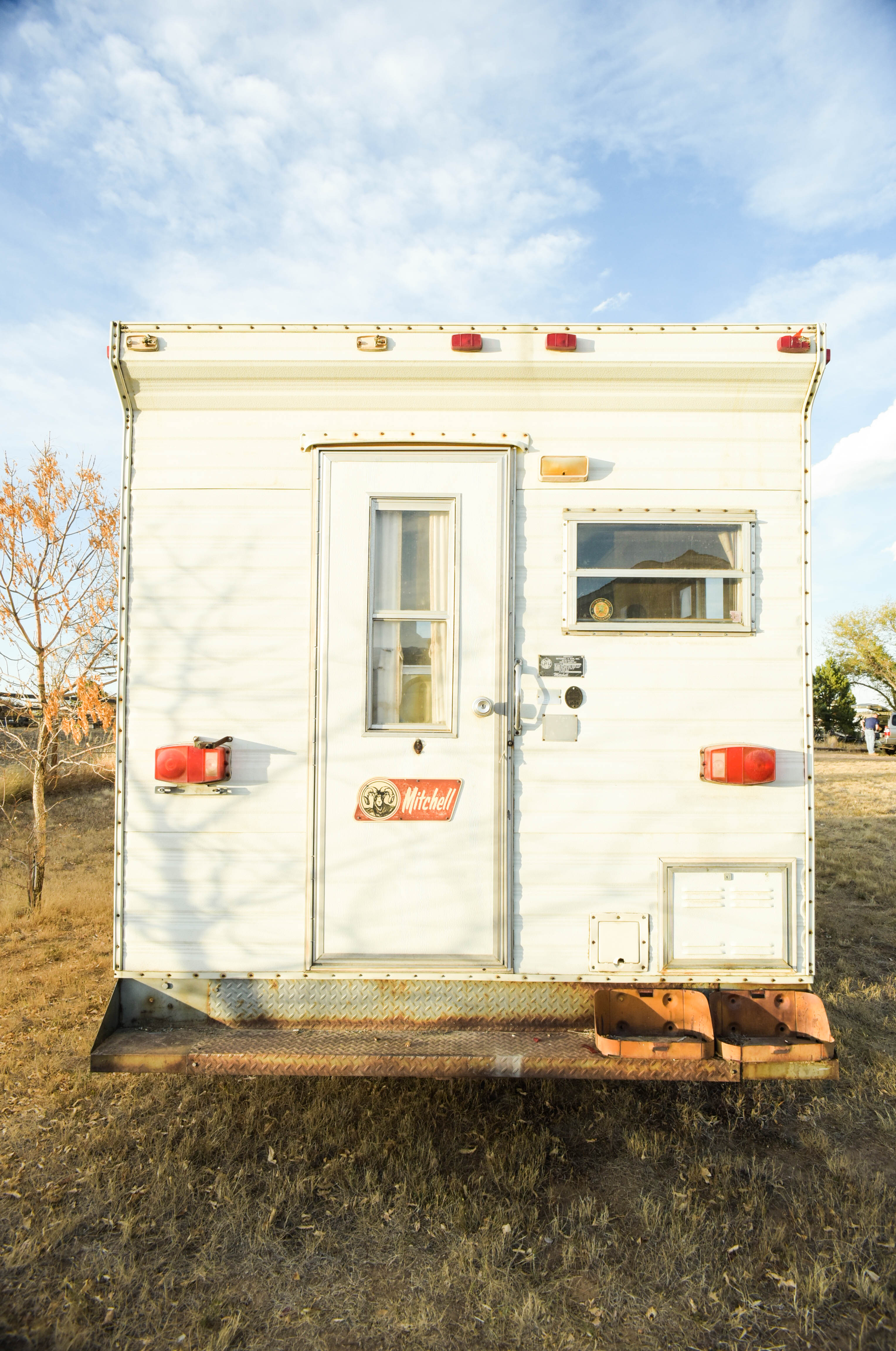 1973 Ford F350 Pickup and 1978 Mitchell Over-Cab Camper