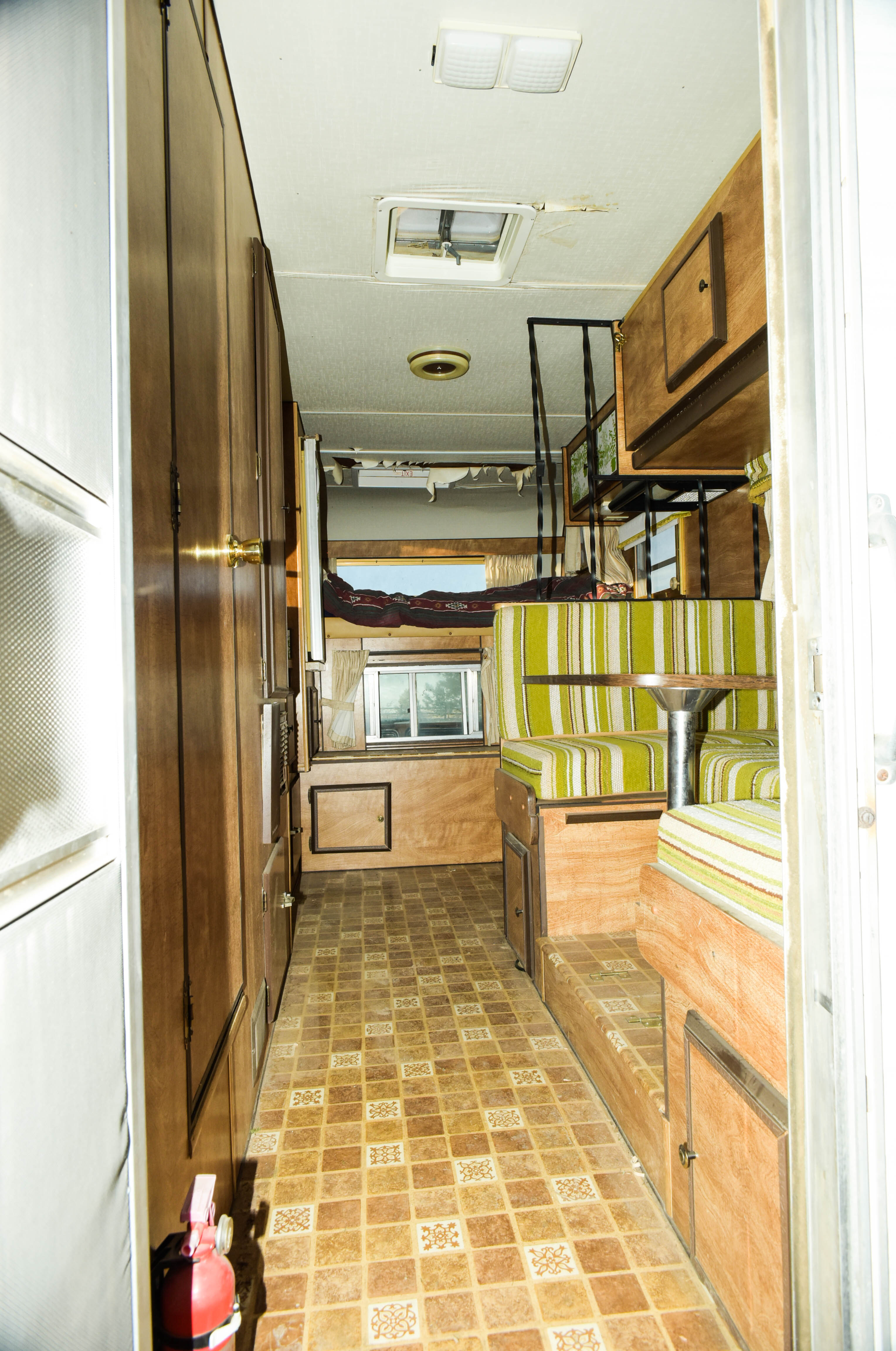 1973 Ford F350 Pickup and 1978 Mitchell Over-Cab Camper