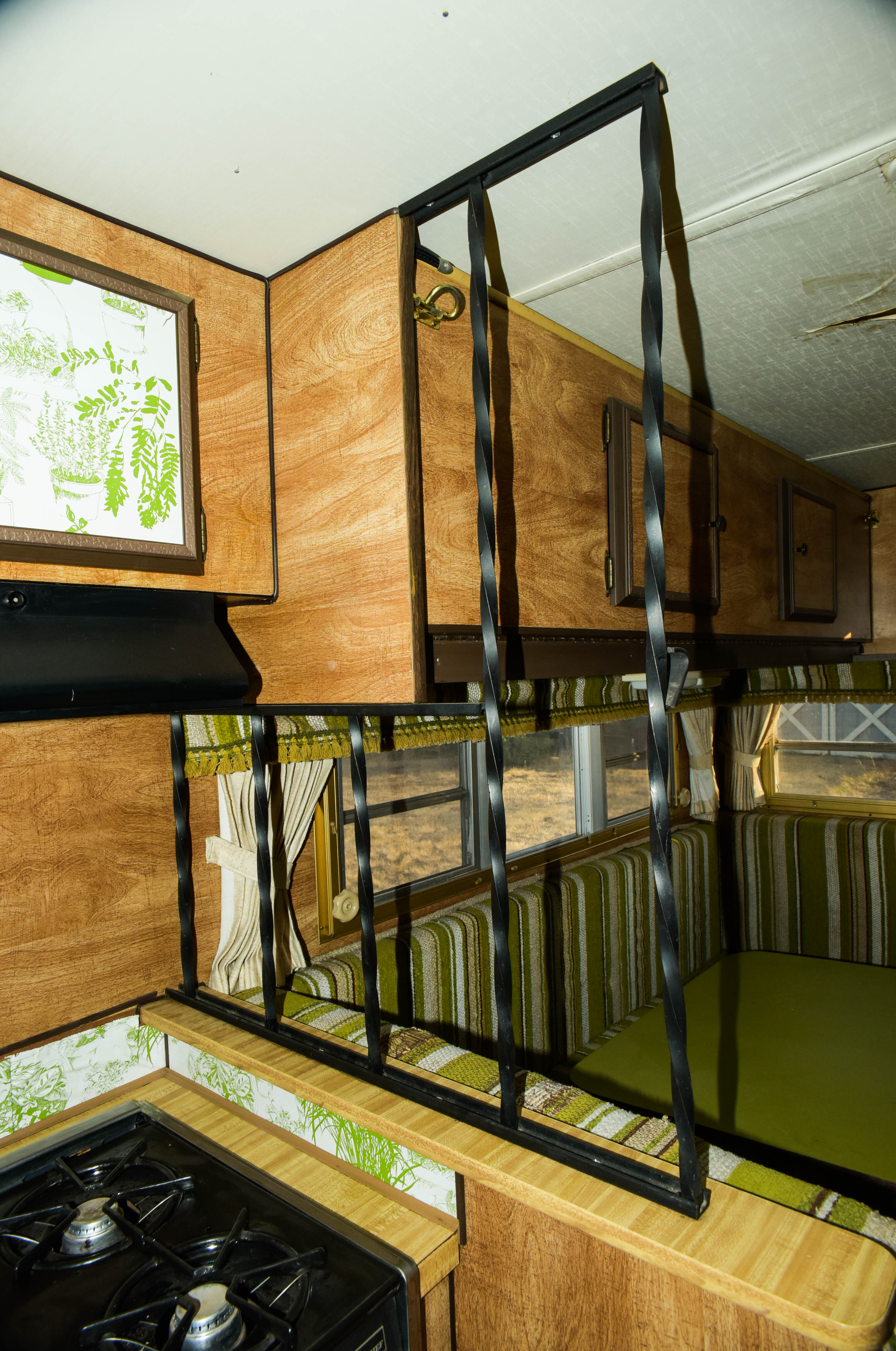 1973 Ford F350 Pickup and 1978 Mitchell Over-Cab Camper