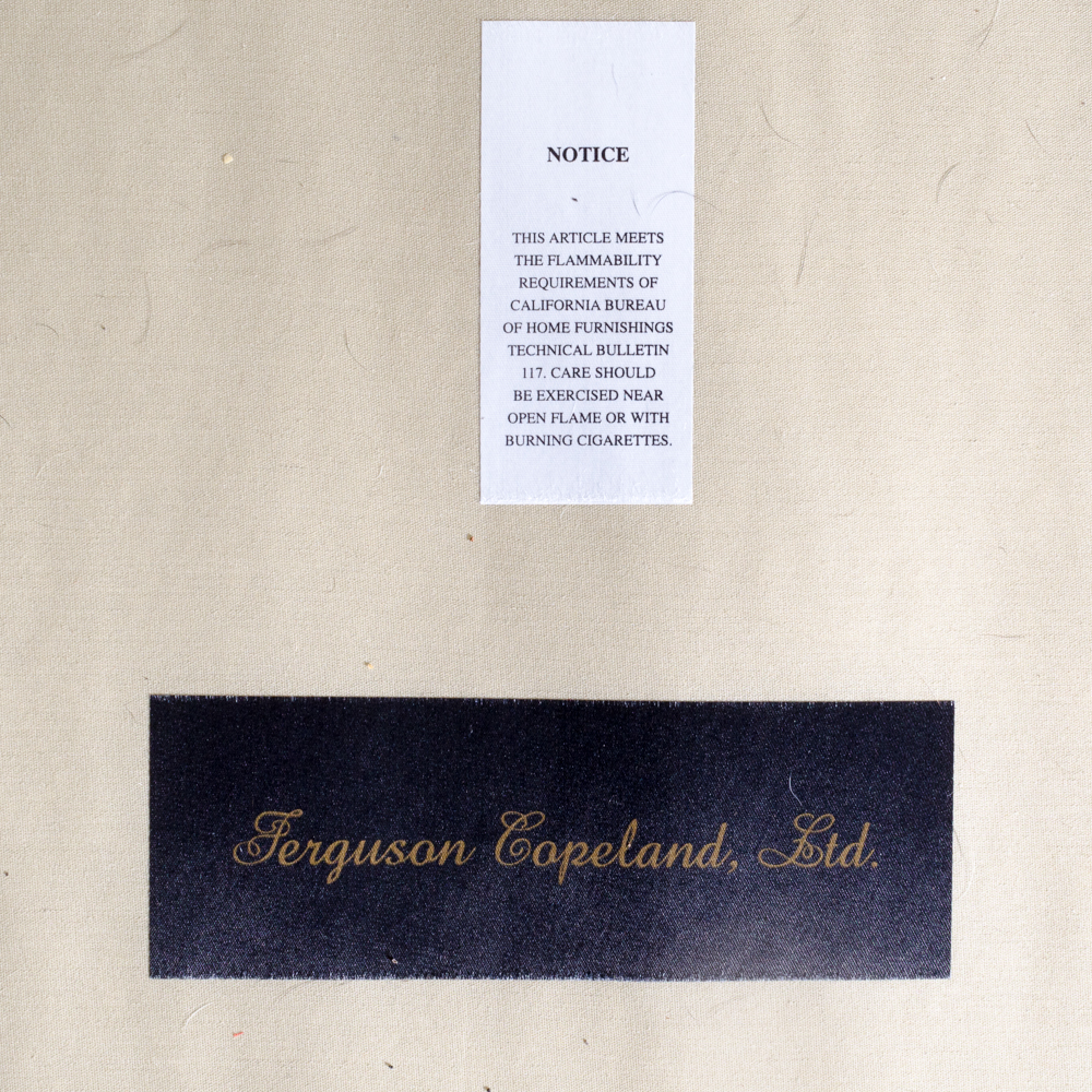 Bronze Patterned Upholstered Sofa