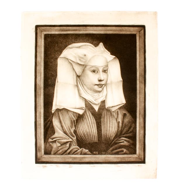 Antique Pair of Samuel Arlent Edwards Mezzotint Prints