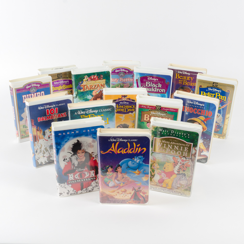 Collection of Disney VHS Movies