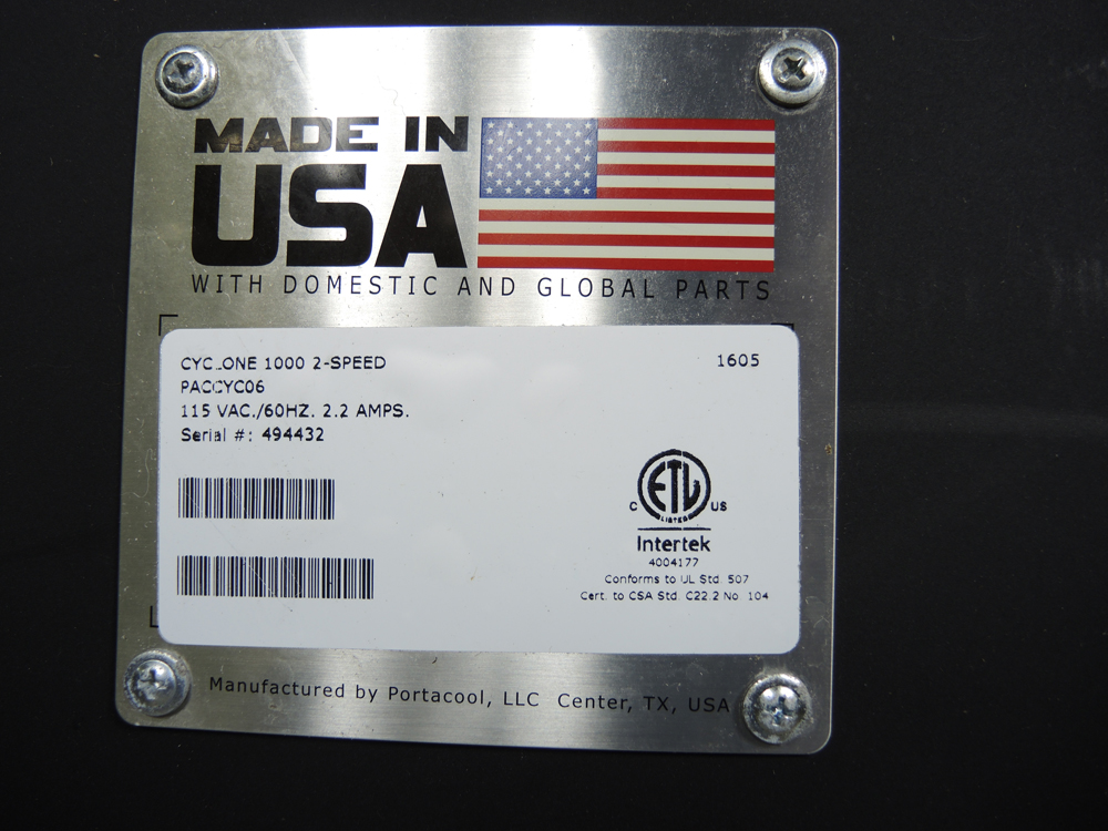 Portacool Outdoor Patio Air Conditioner