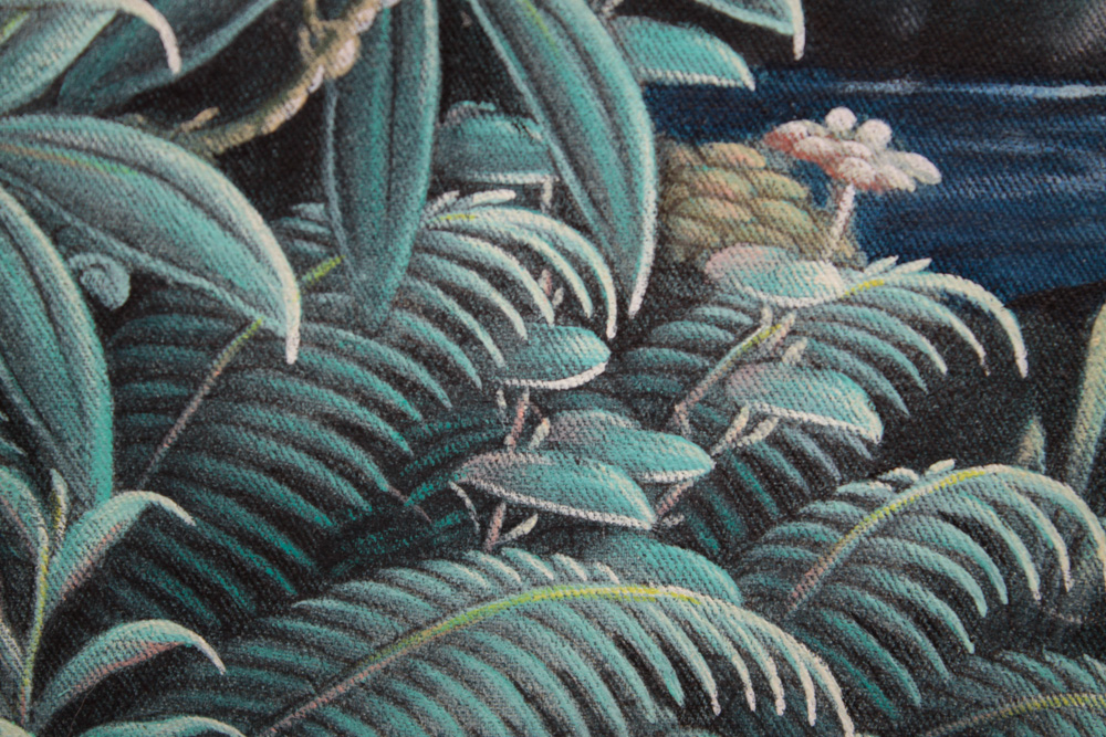 Nyoman Gorim Oil Painting of Penestanan, Bali