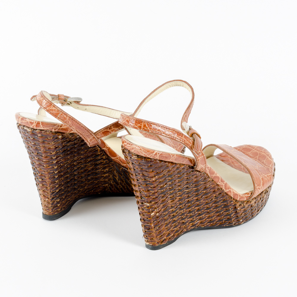 Pair of Prada Wedge Heels