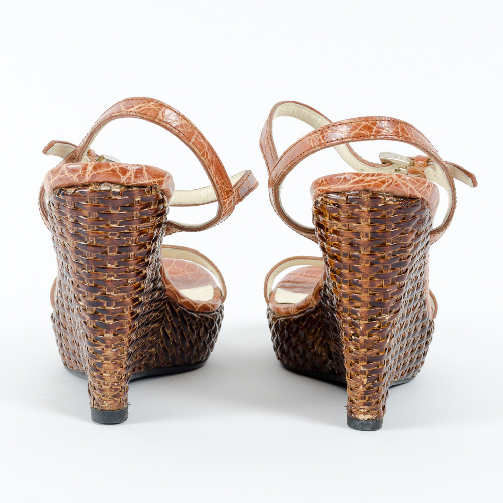 Pair of Prada Wedge Heels