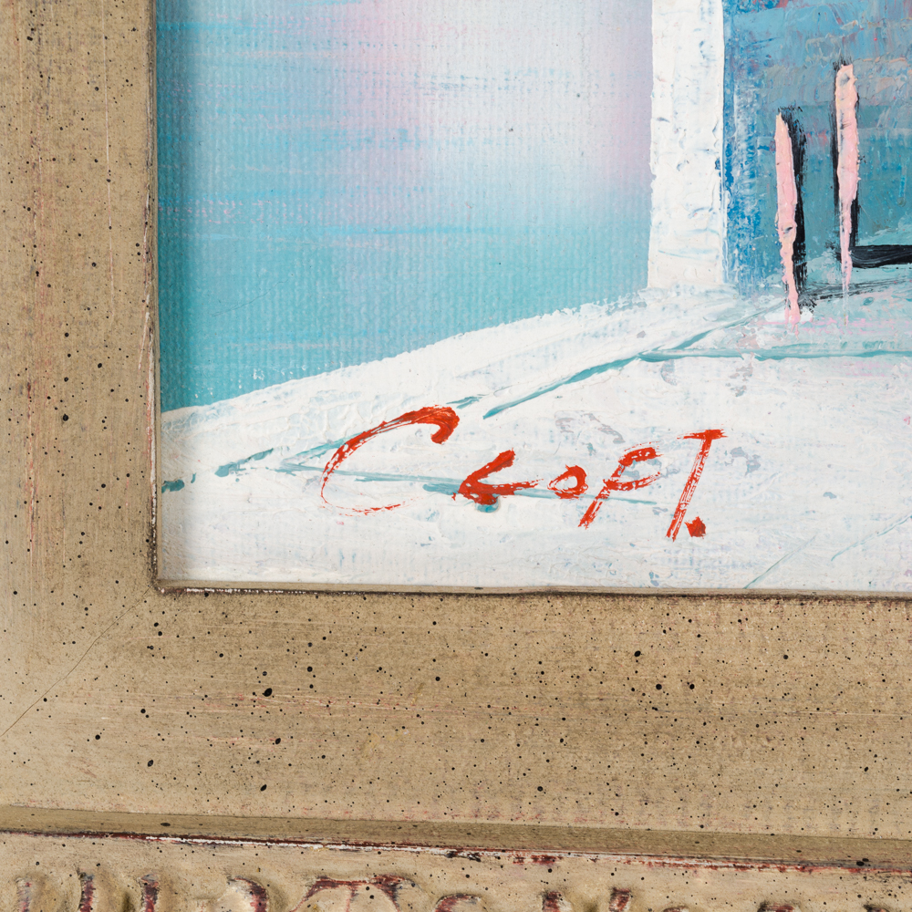 C. Loft Oil Painting on Canvas