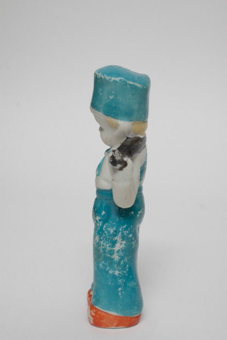 Pair of Dutch Boy and Girl Figurines Carrying Water