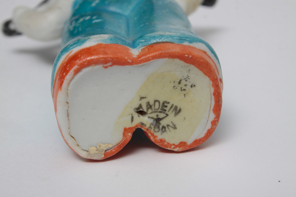 Pair of Dutch Boy and Girl Figurines Carrying Water