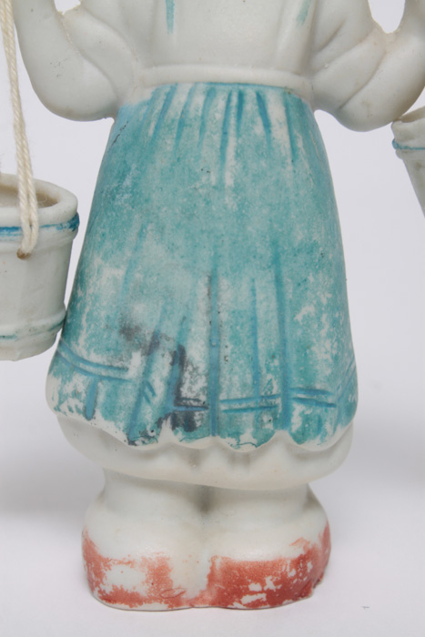 Pair of Dutch Boy and Girl Figurines Carrying Water