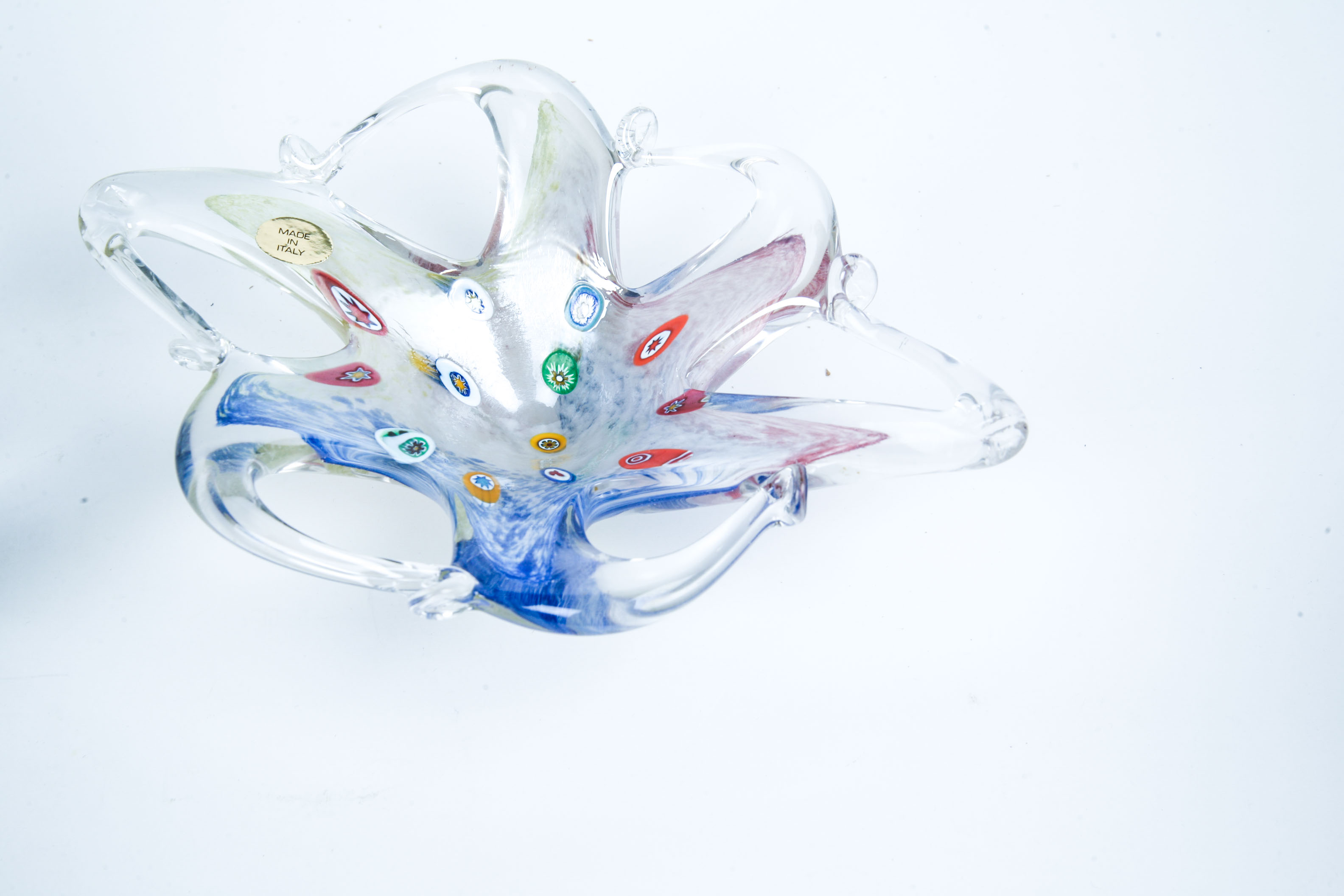 Murano Glass Bowl and Vintage Retro Ash Receiver