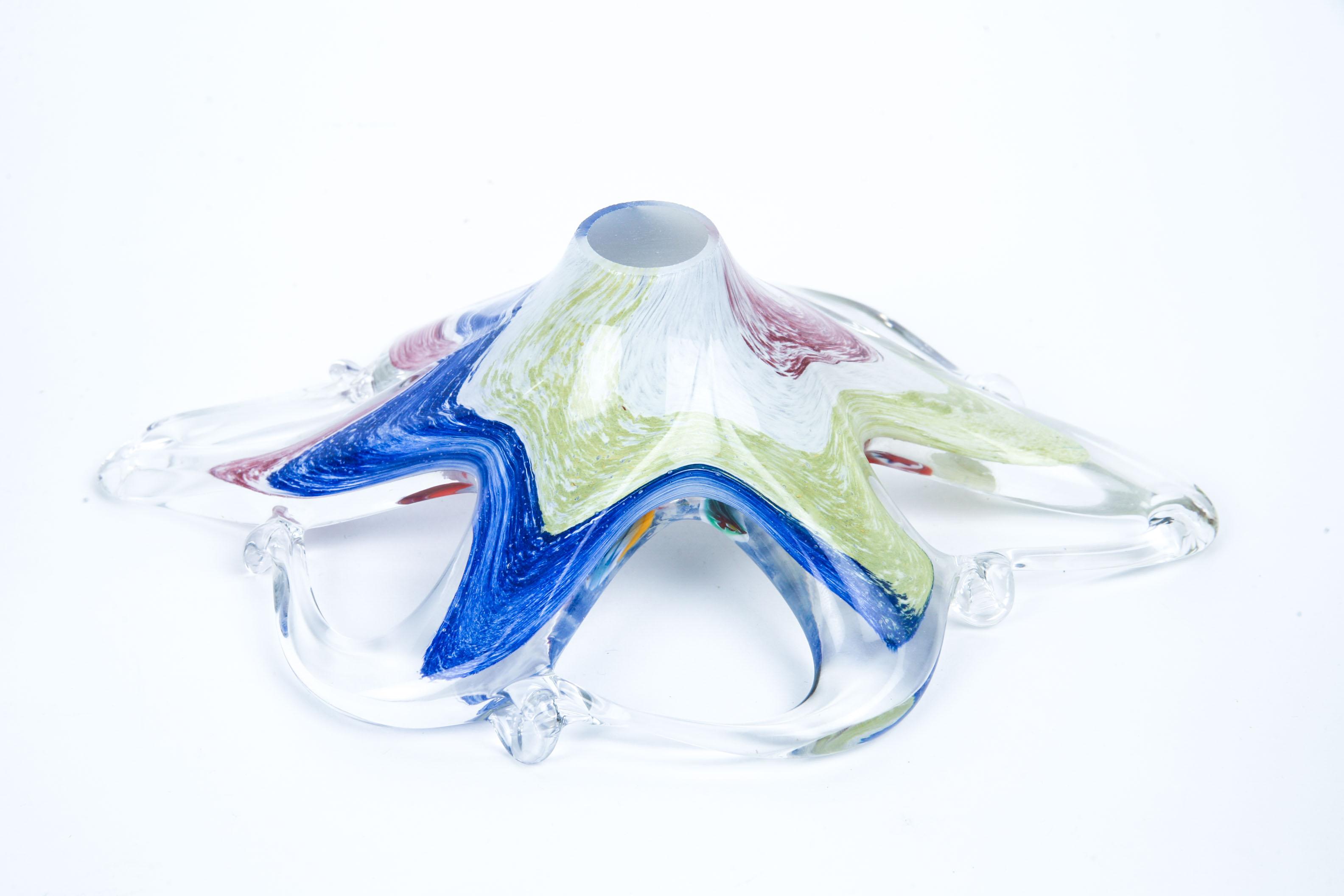 Murano Glass Bowl and Vintage Retro Ash Receiver