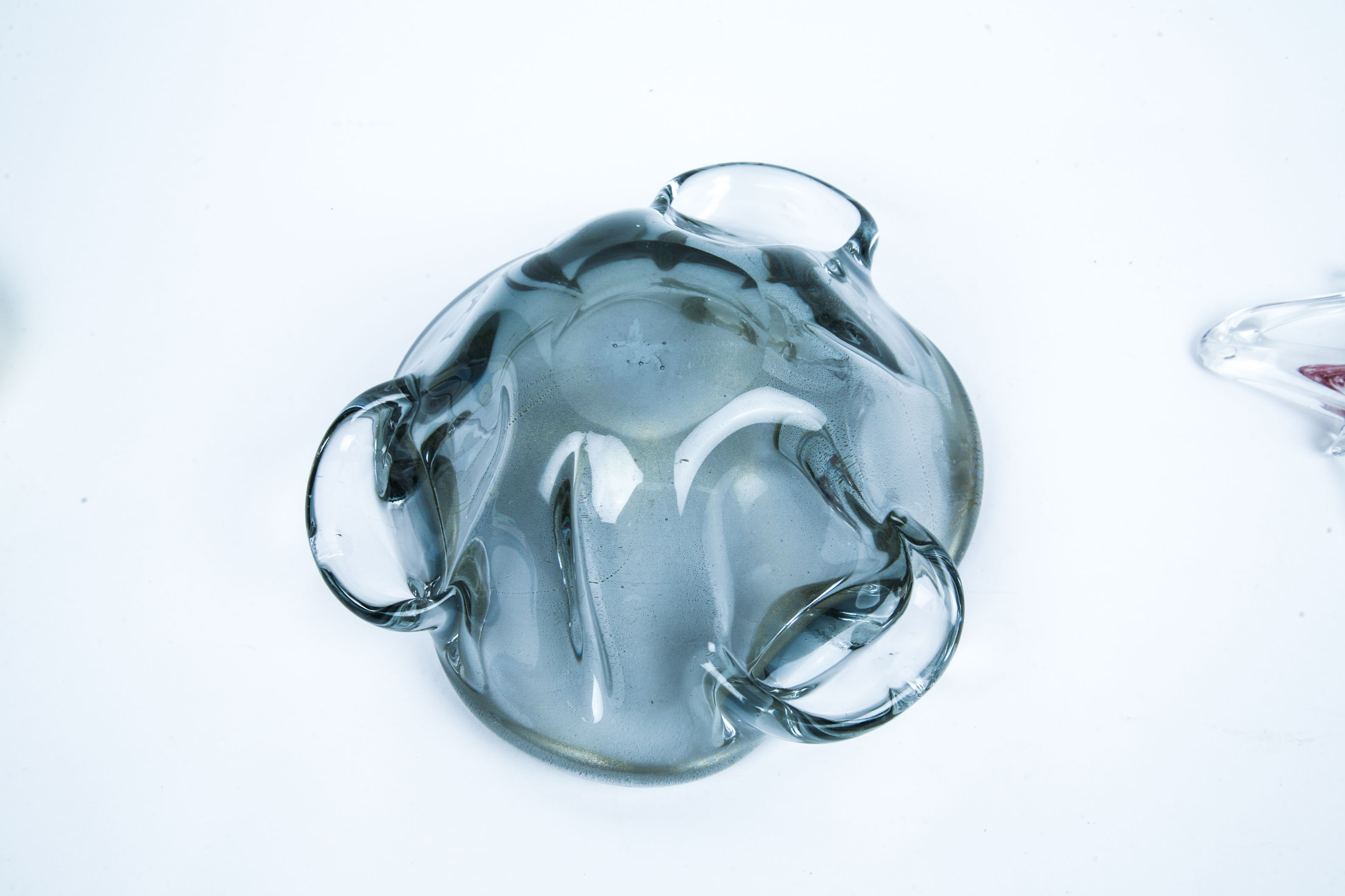 Murano Glass Bowl and Vintage Retro Ash Receiver