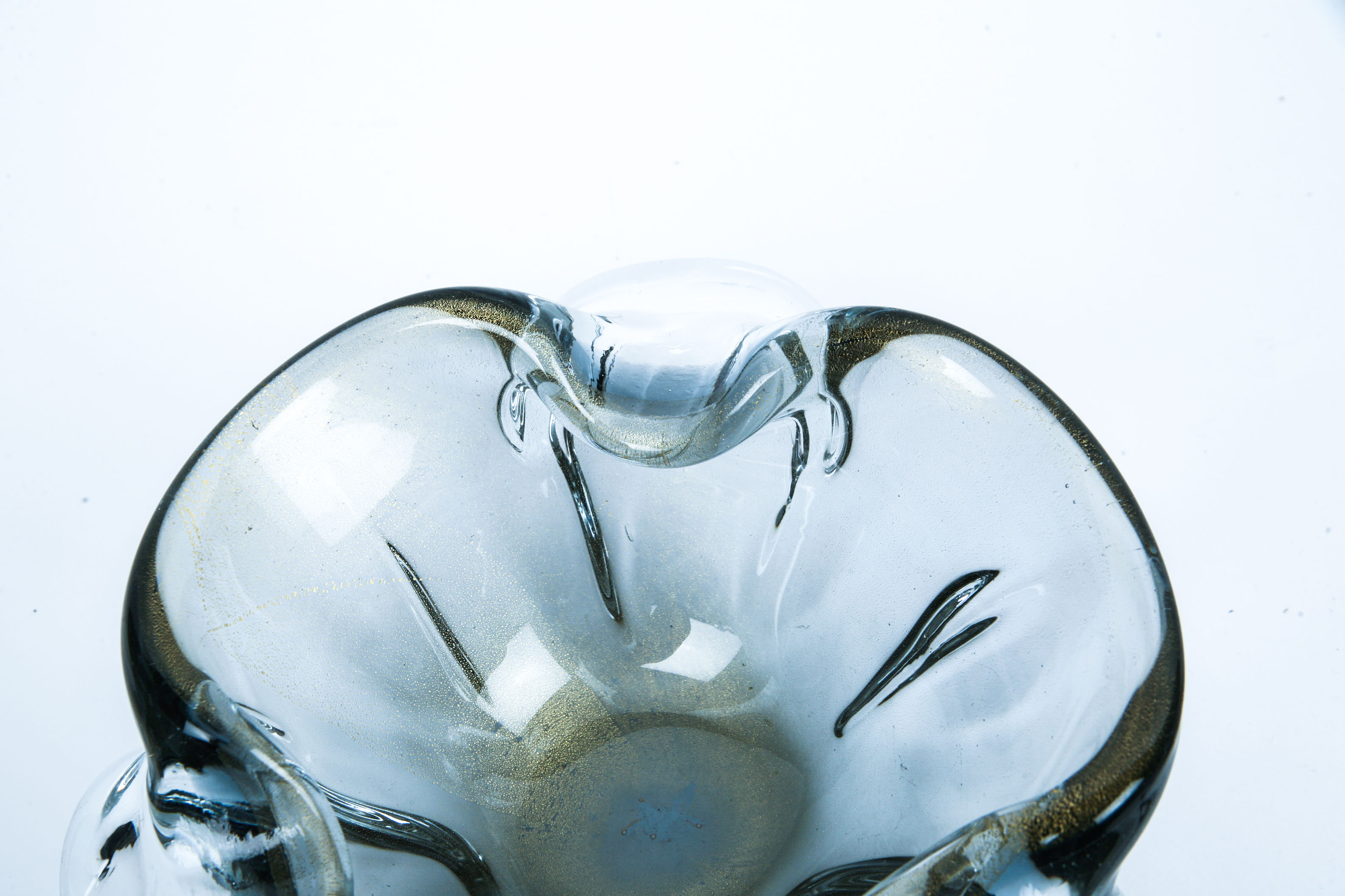 Murano Glass Bowl and Vintage Retro Ash Receiver