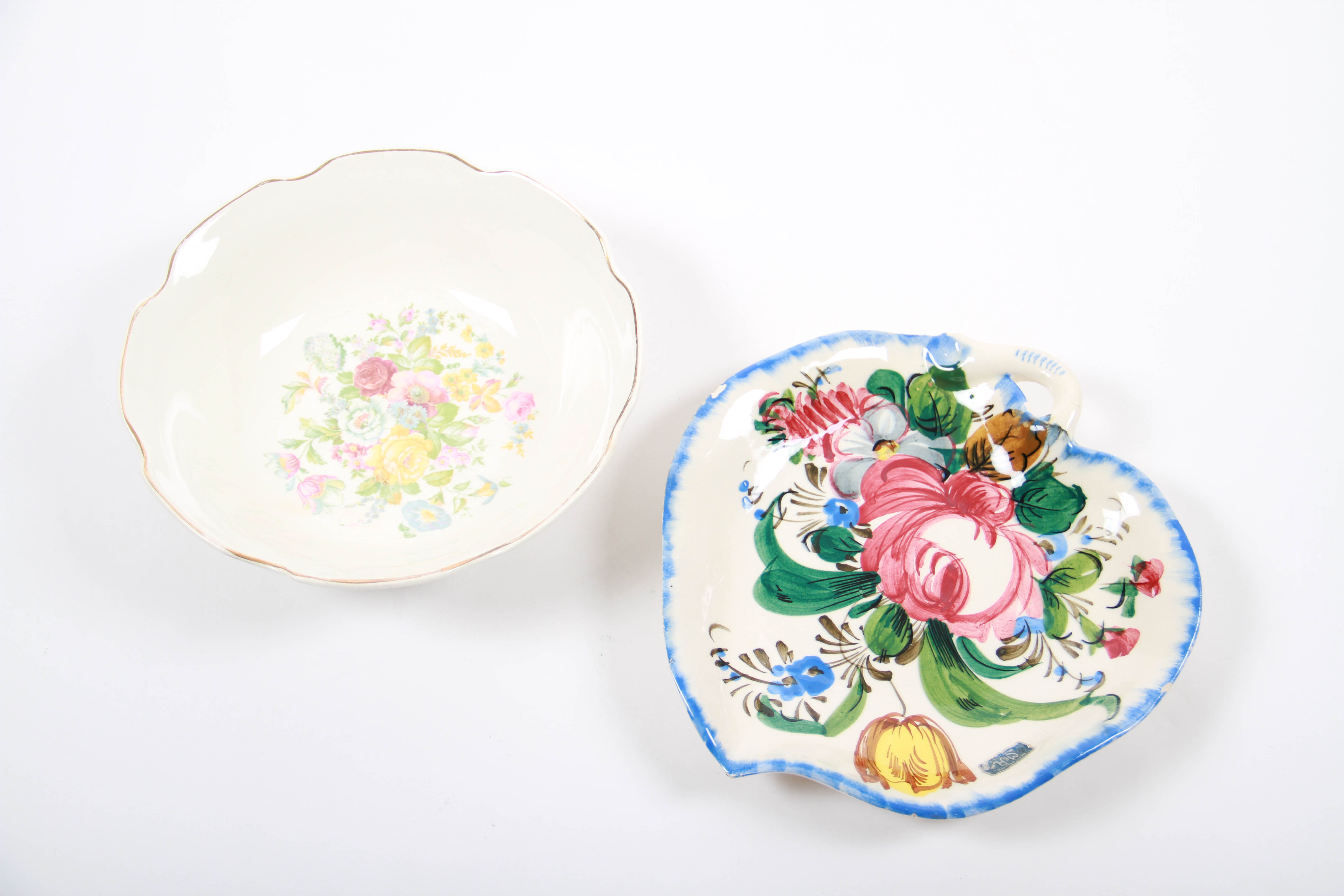 Assortment of Vintage Glazed Ceramics