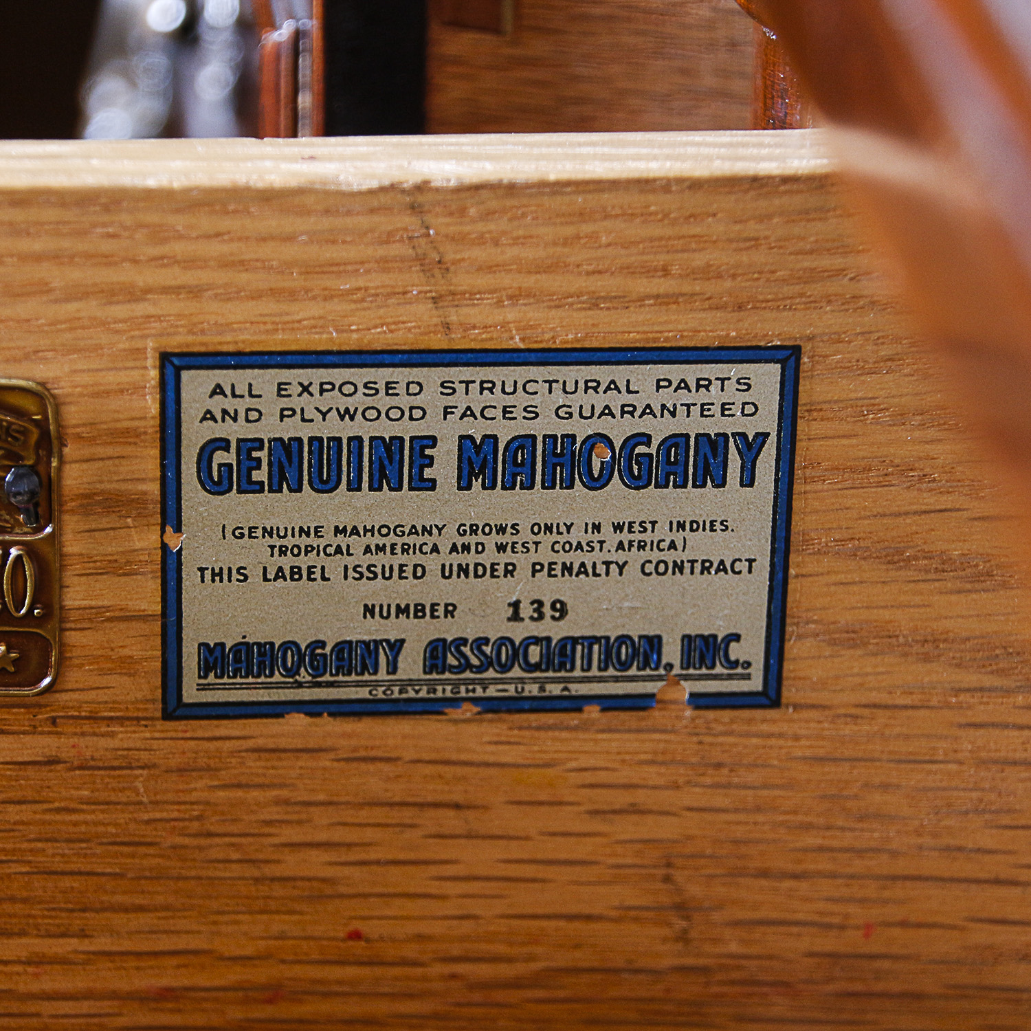 Fancher Furniture Co. Mahogany Buffet