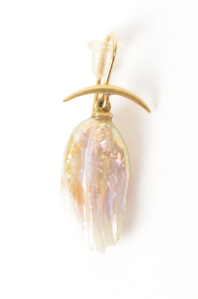 Gabriella Kiss Freshwater Baroque Pearl Earrings