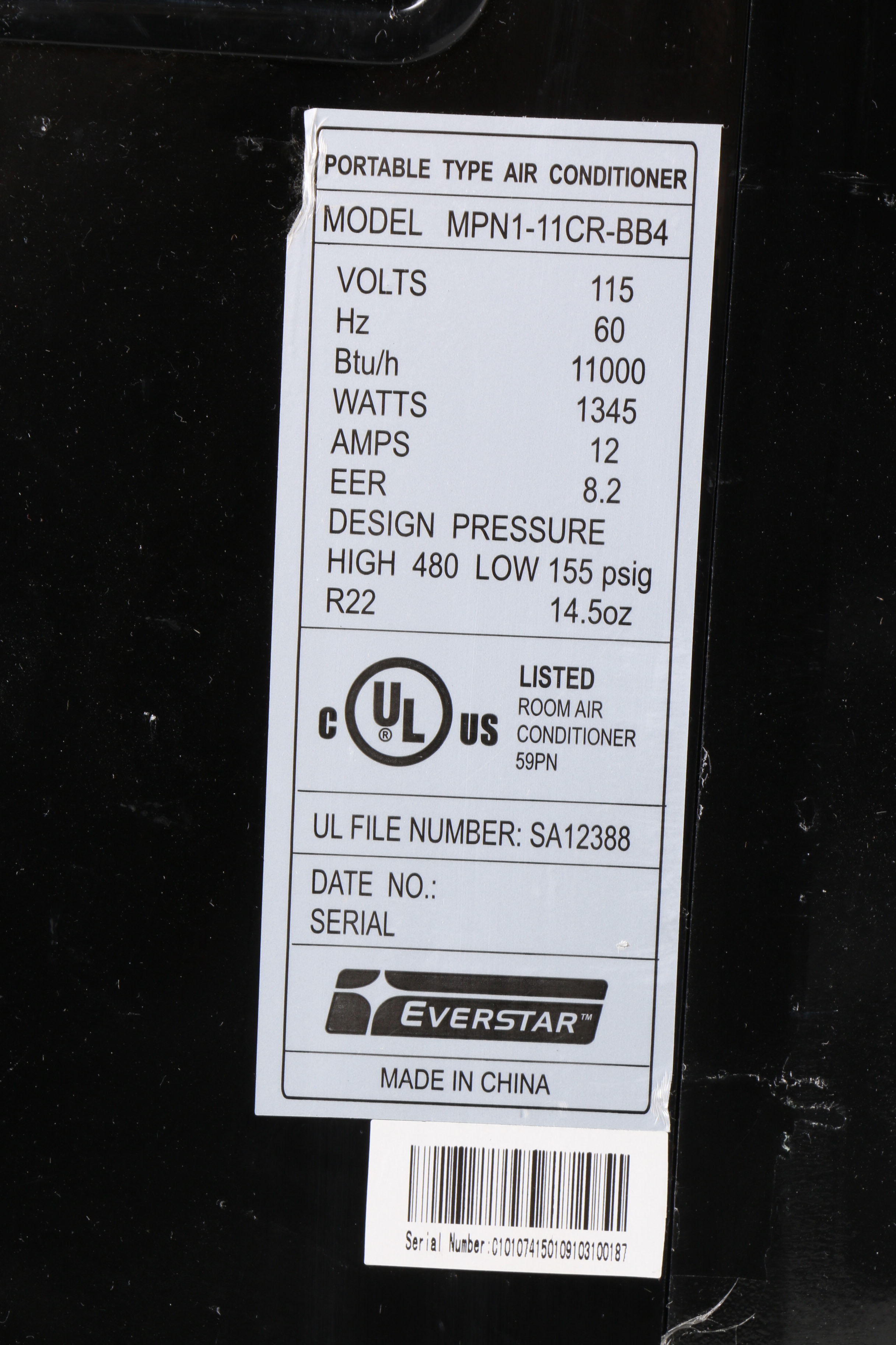 Everstar Portable Air Conditioner