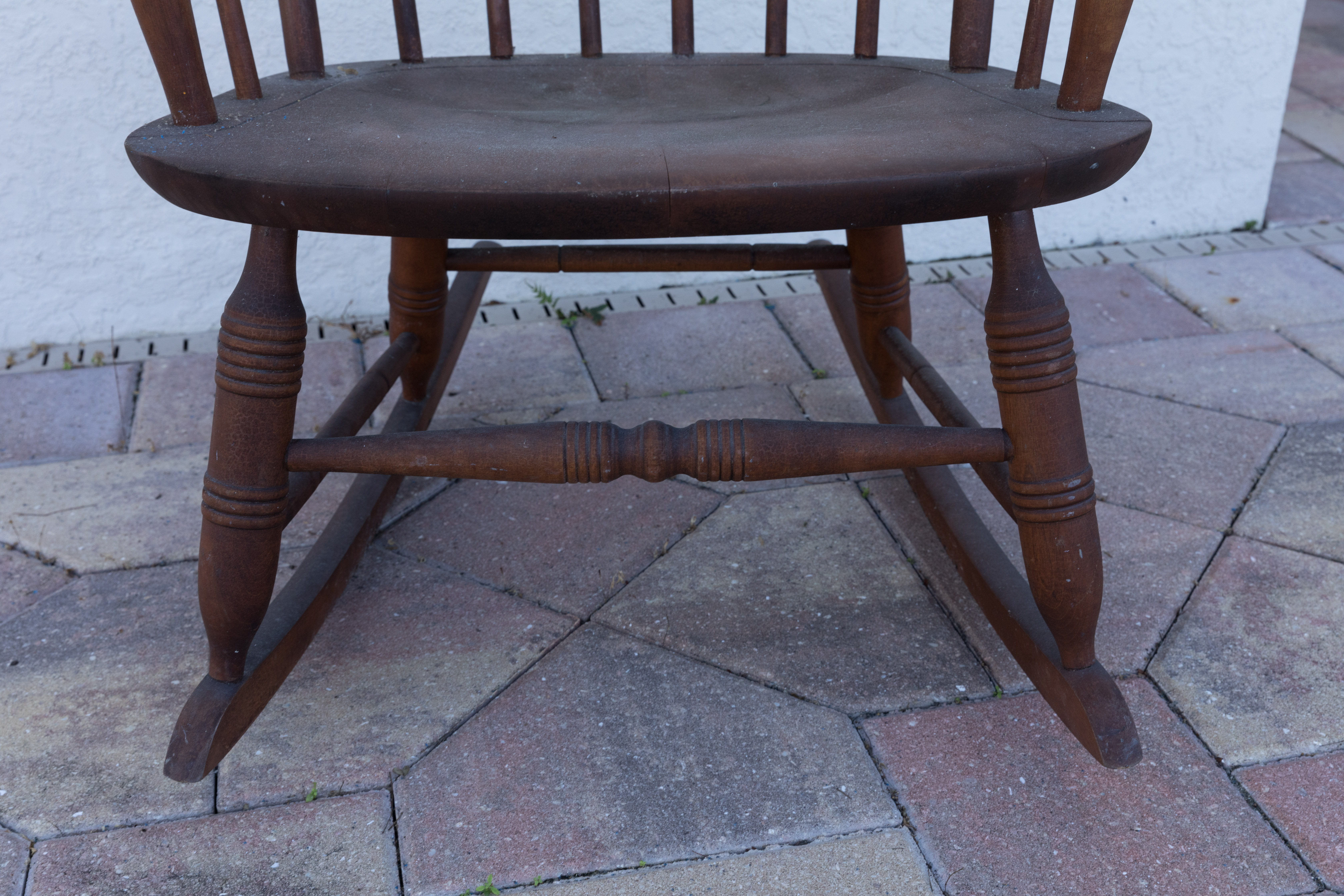 Vintage Spindle Back Rocking Chair