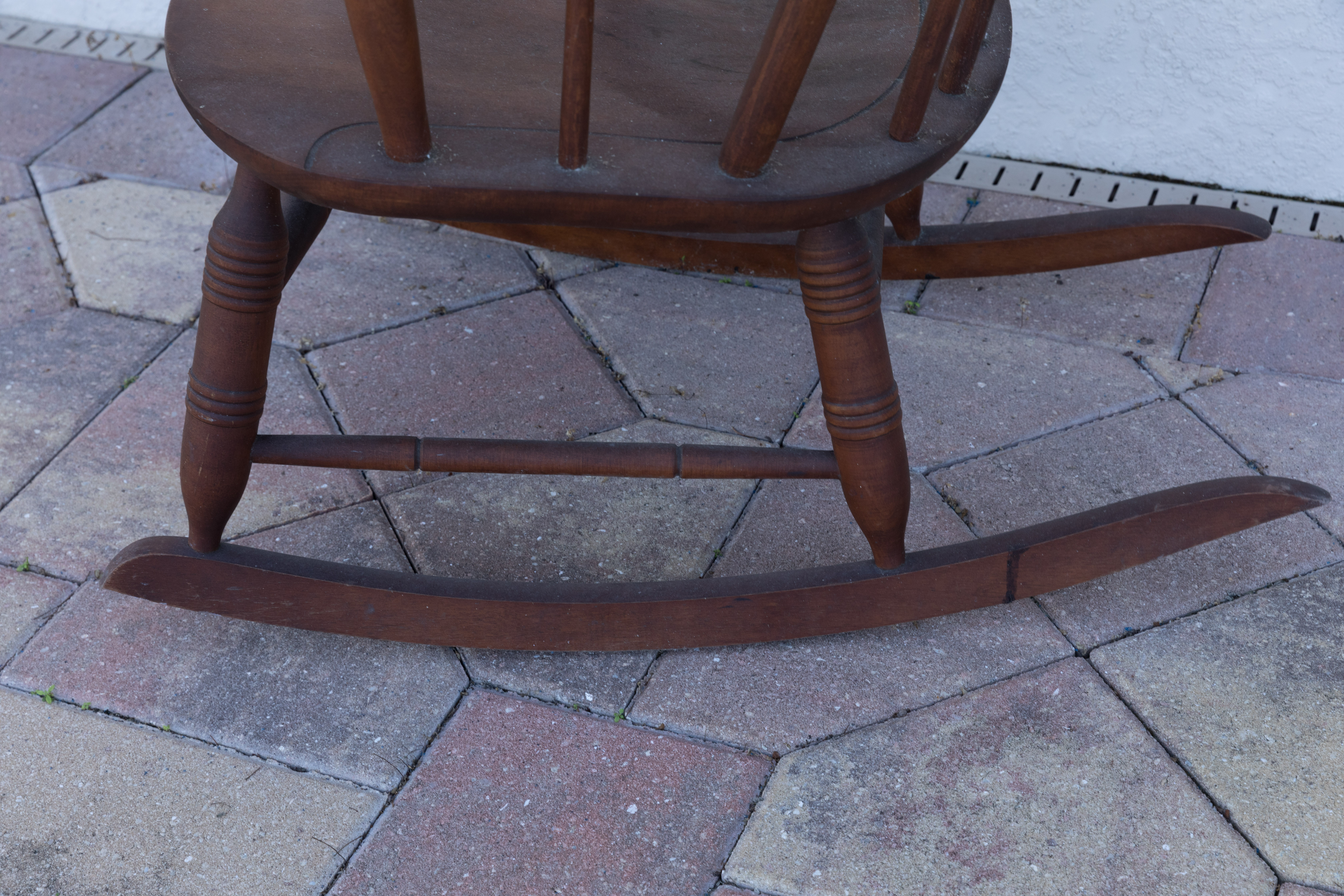 Vintage Spindle Back Rocking Chair