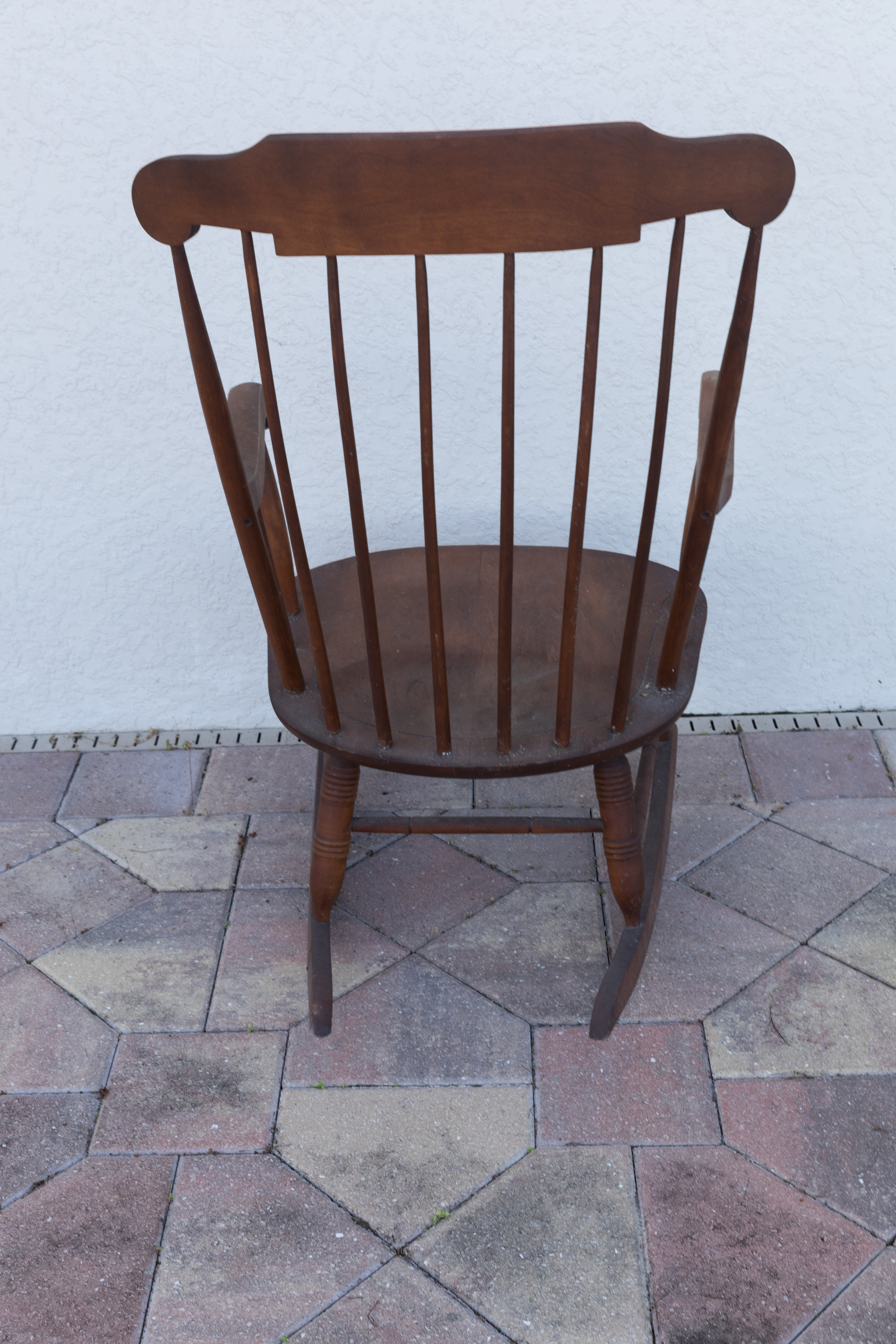 Vintage Spindle Back Rocking Chair