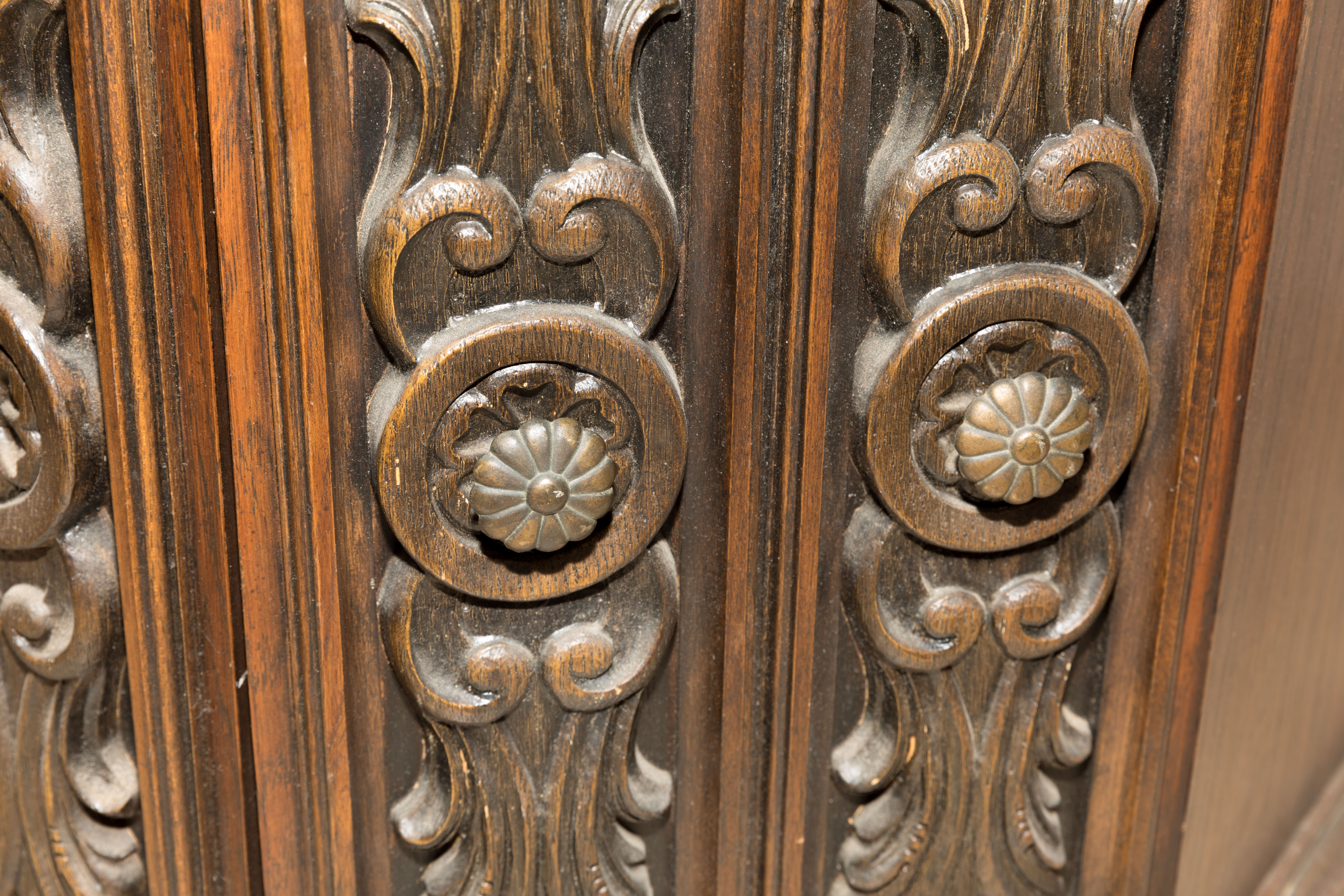 Vintage Octagonal Side Cabinet