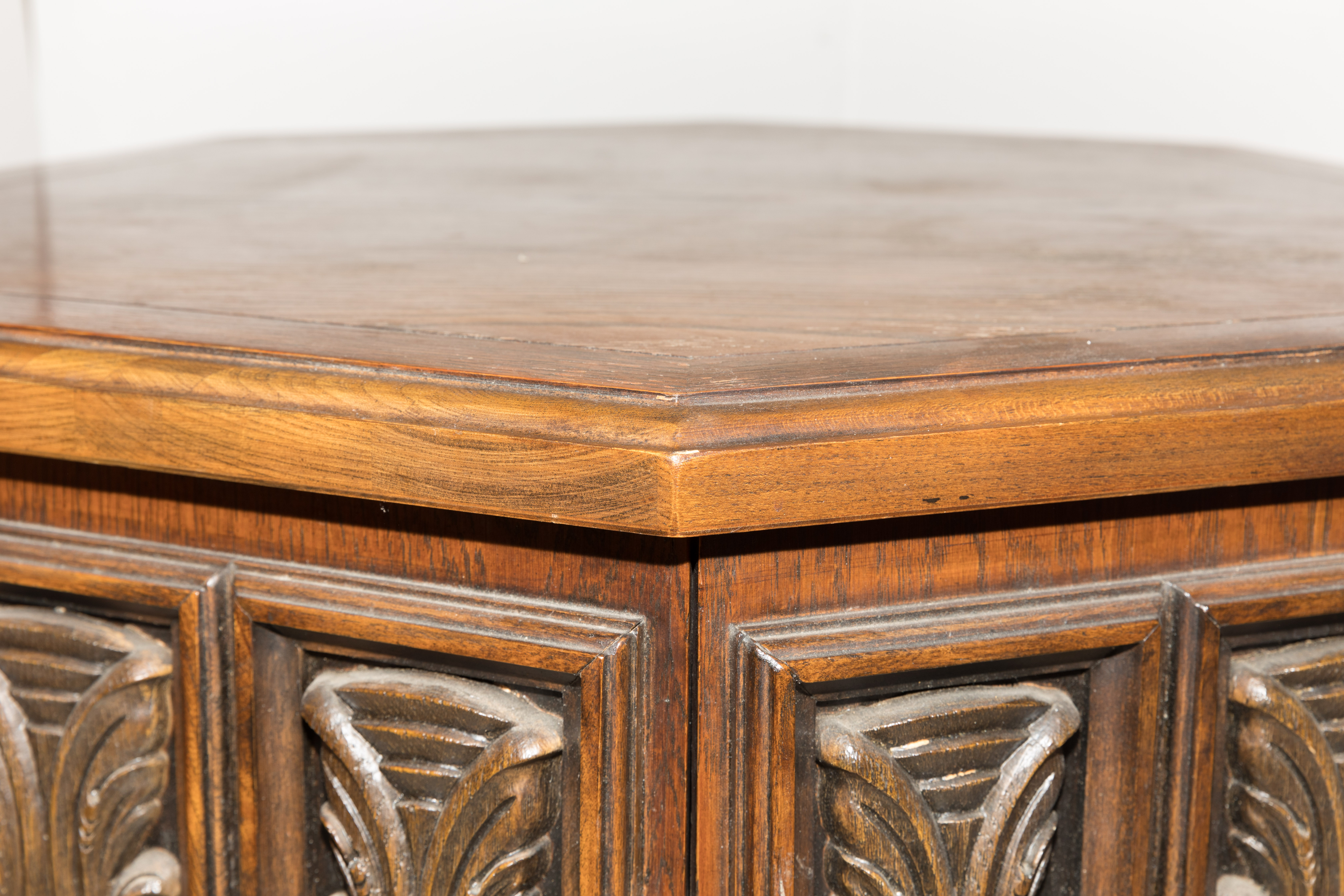 Vintage Octagonal Side Cabinet