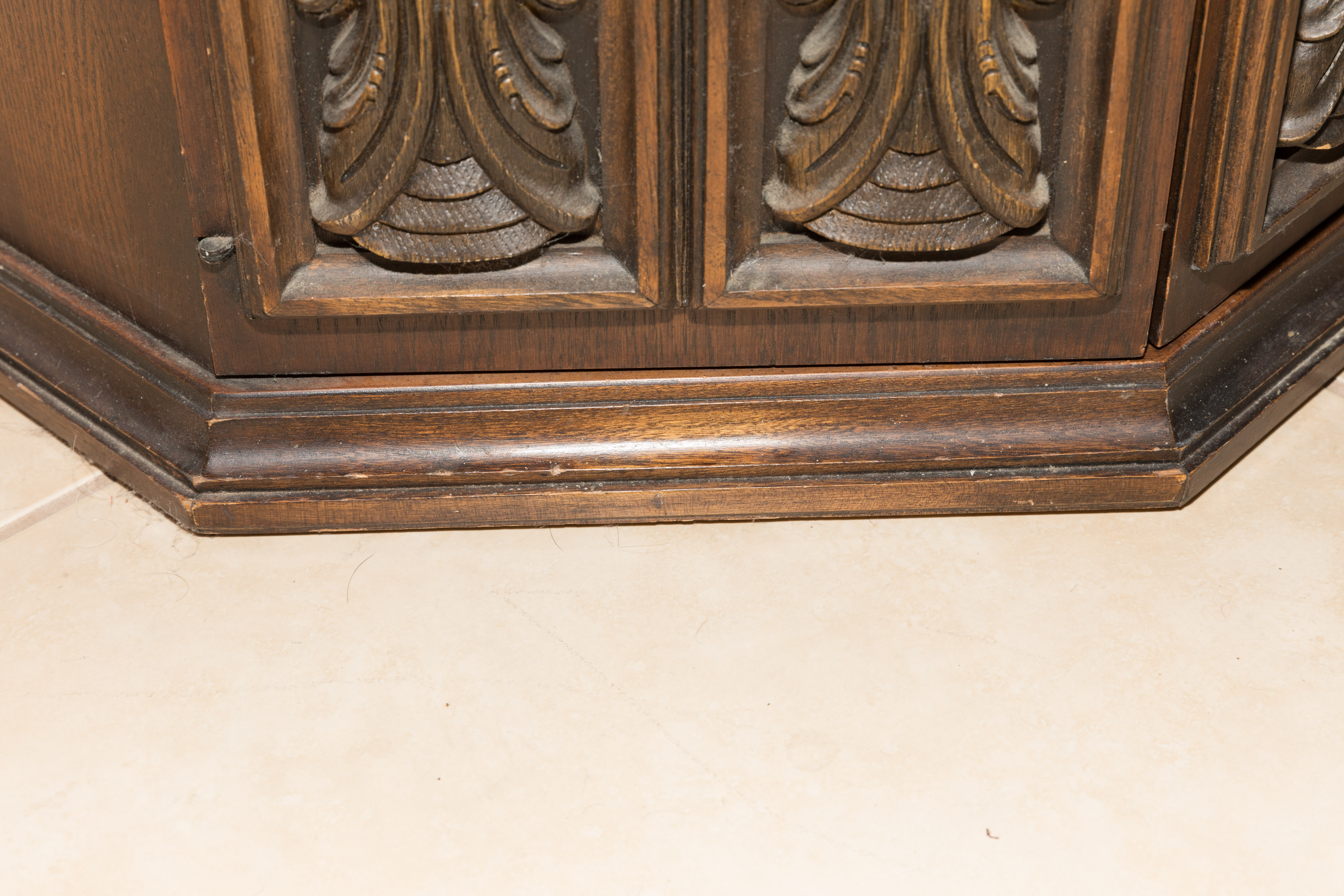 Vintage Octagonal Side Cabinet