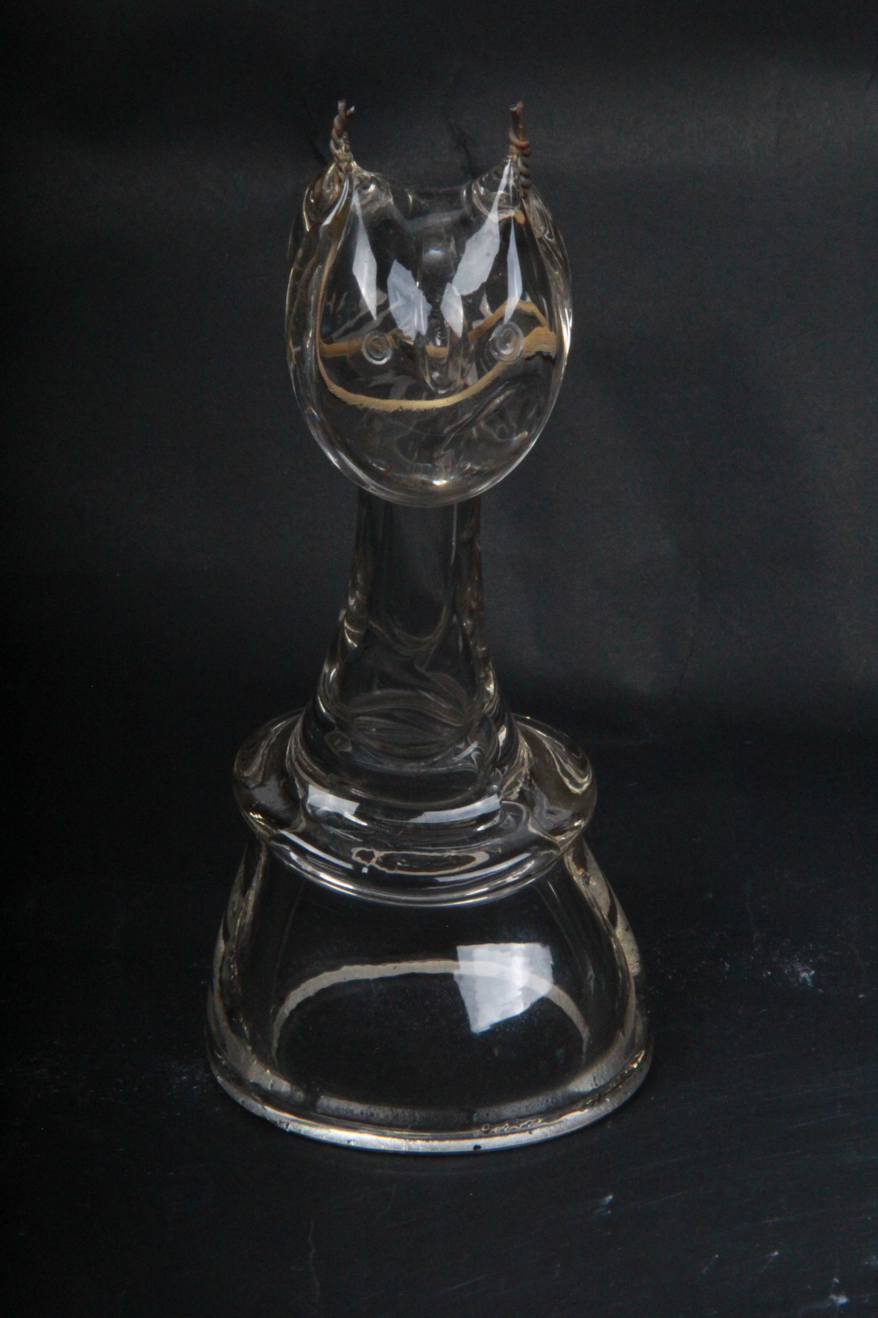 Pair of Vintage Glass Figural Pieces