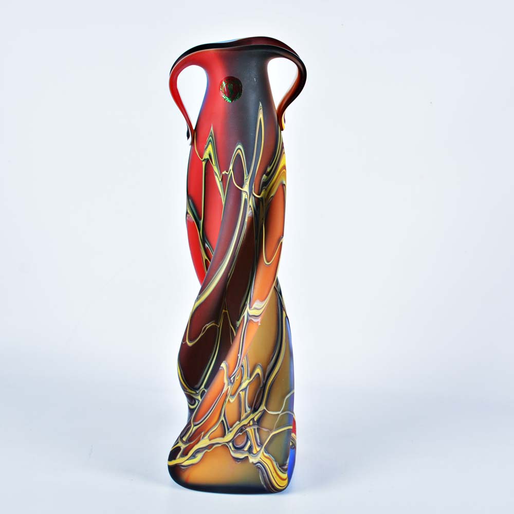 Baijan Glass Vase by Essie Zareh