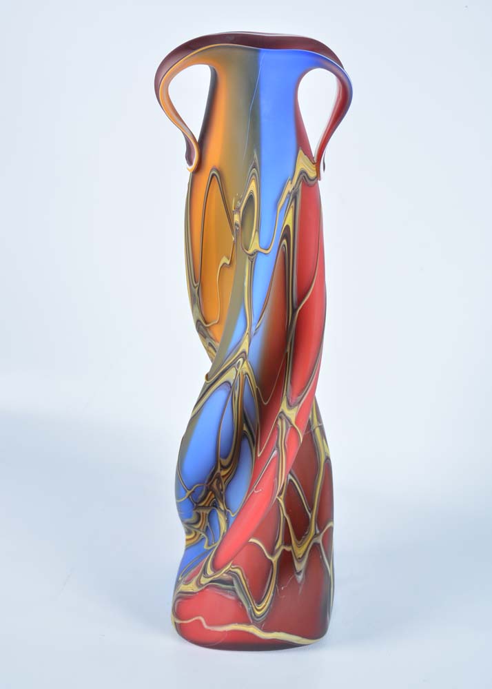 Baijan Glass Vase by Essie Zareh