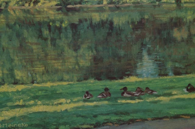 Wayne Meineke Signed Limited Edition Offset Lithograph