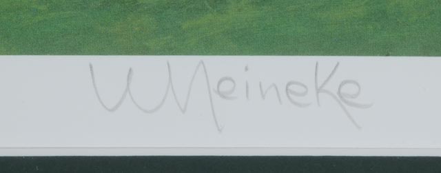 Wayne Meineke Signed Limited Edition Offset Lithograph