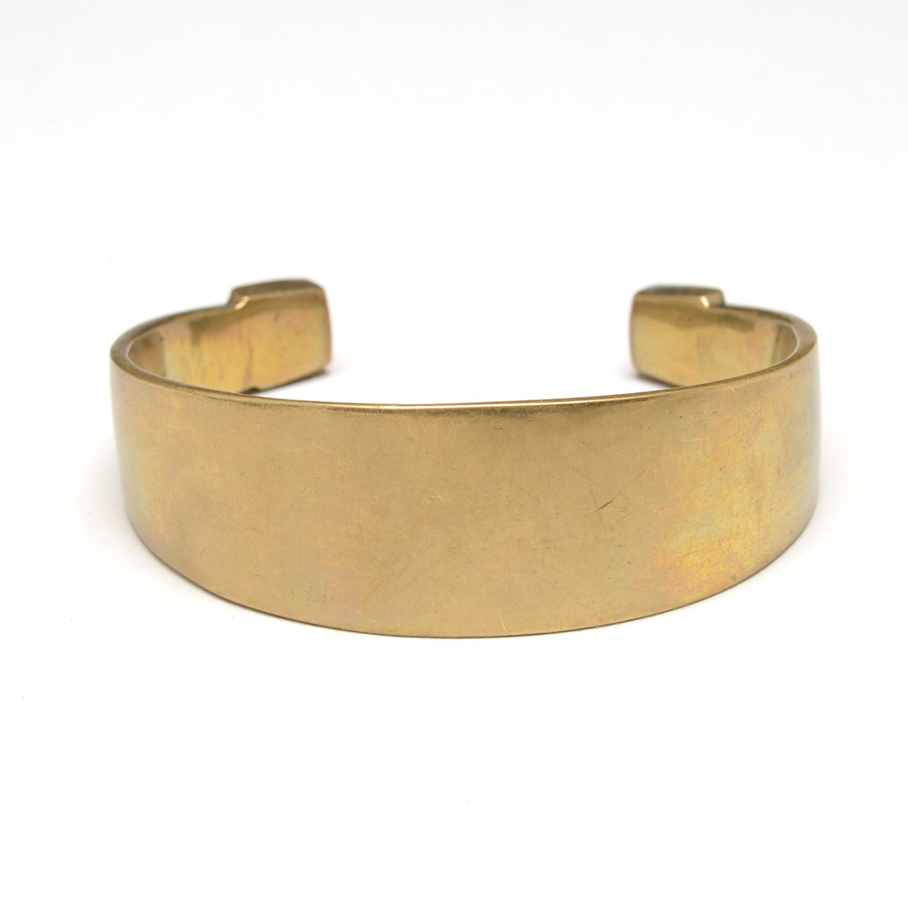 Assortment of Cuff Bracelets Including Brass and Copper