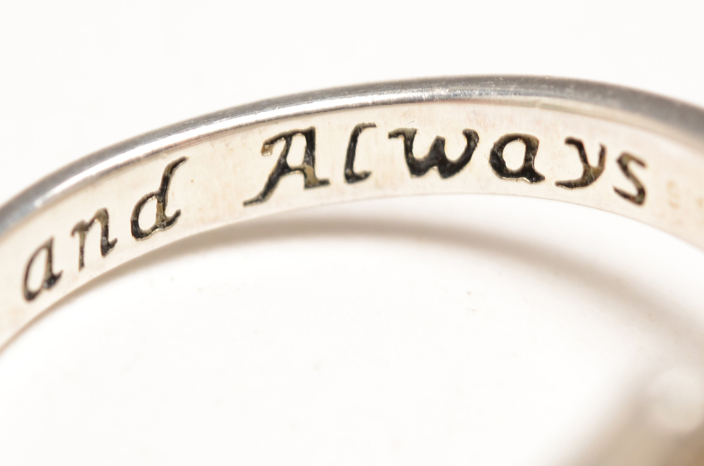 925 Stamped Garnet Bracelet and Fashion Rings