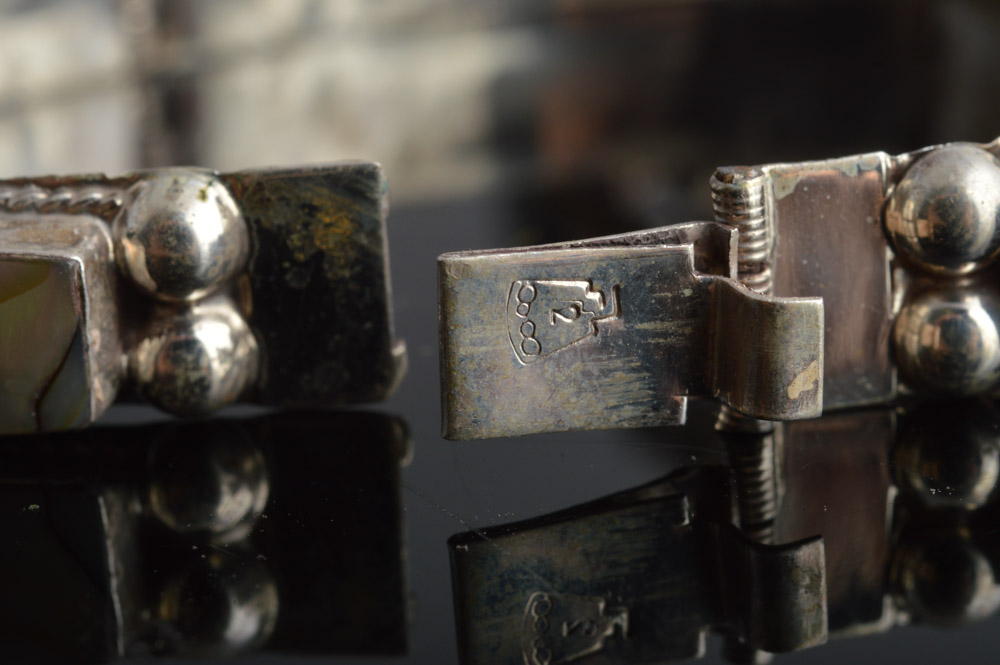 Sterling Silver Mother of Pearl Bracelets