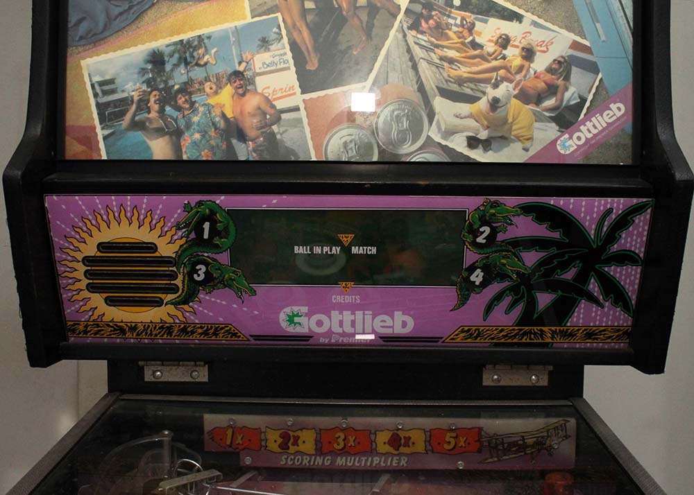 1980s "Spring Break" Pinball Machine