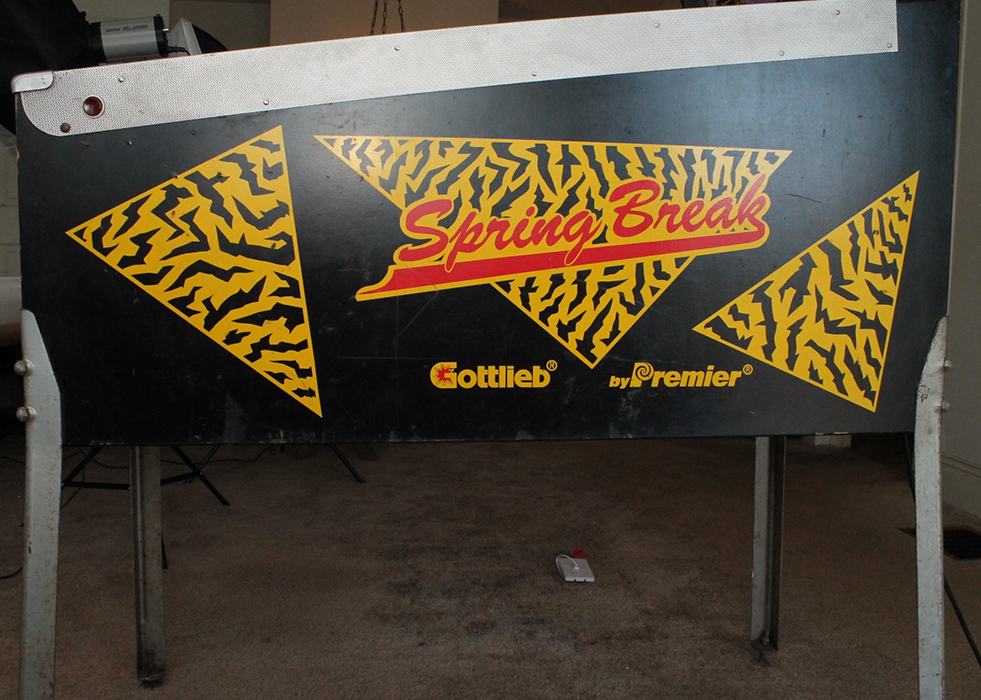 1980s "Spring Break" Pinball Machine