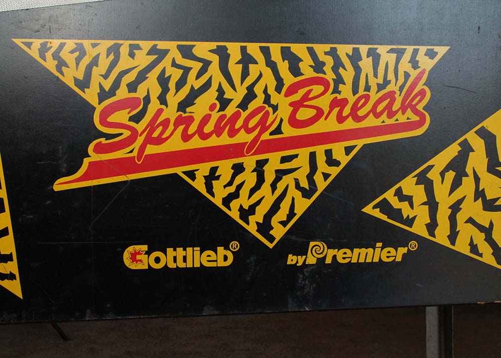 1980s "Spring Break" Pinball Machine