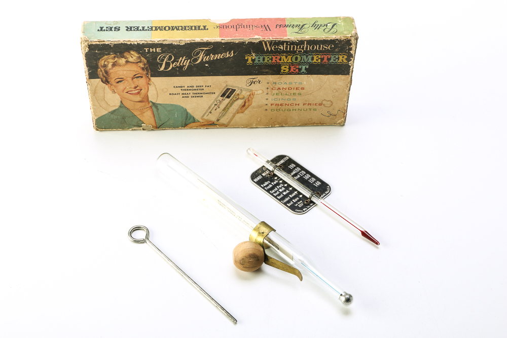 Circa 1950s Betty Furness Westinghouse Thermometer Set