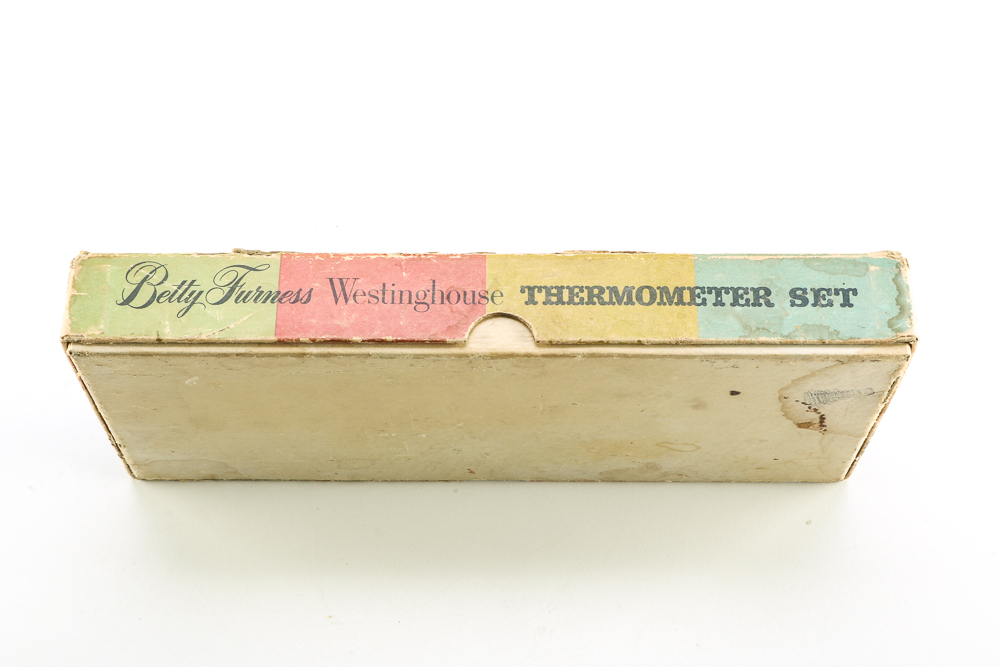 Circa 1950s Betty Furness Westinghouse Thermometer Set
