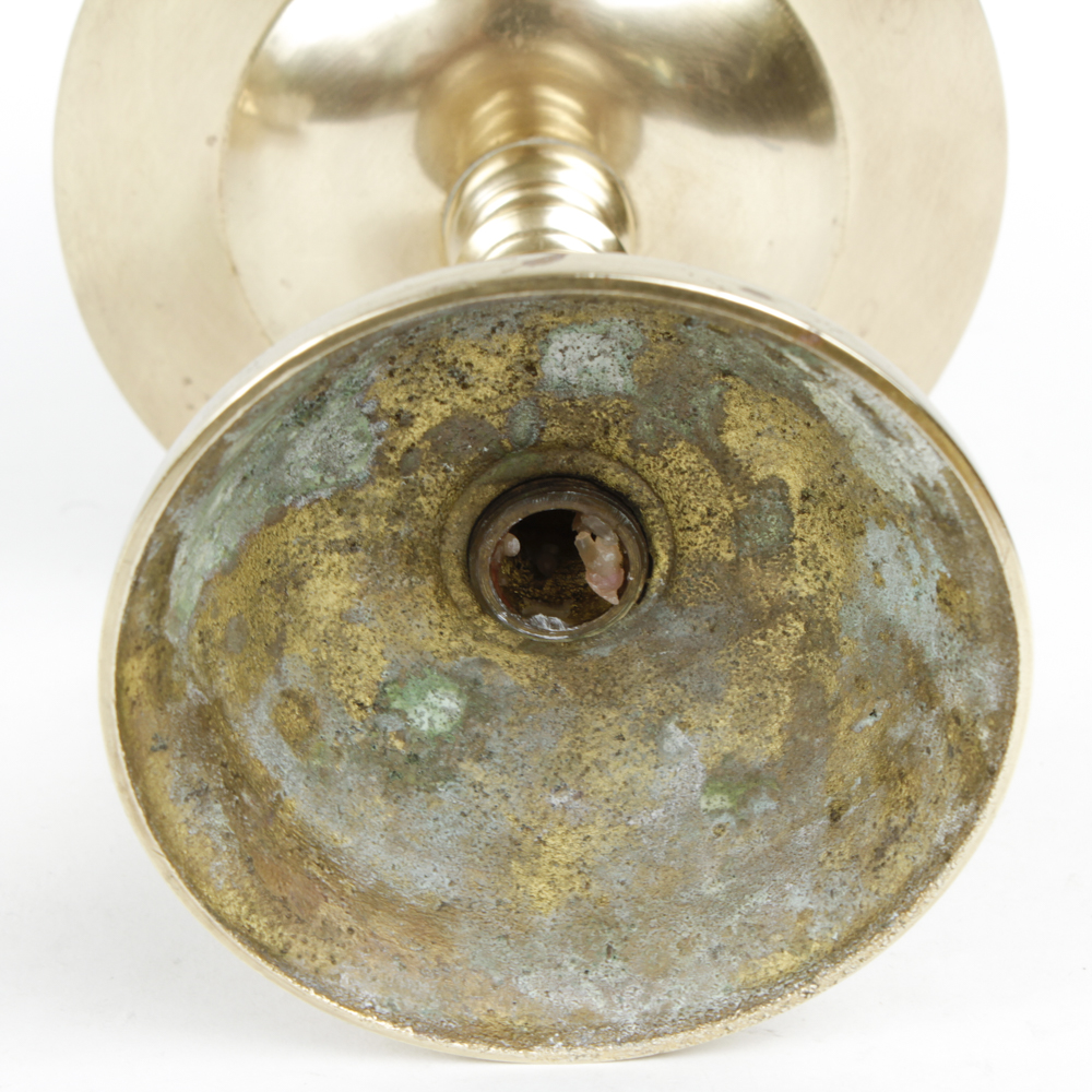 Collection of Brass Candle Holders