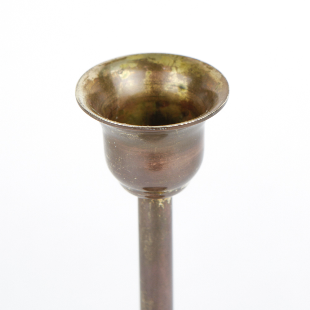 Collection of Brass Candle Holders