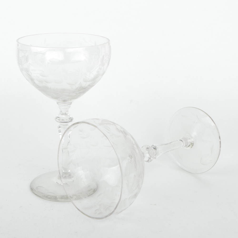 Assortment of Crystal Glasses