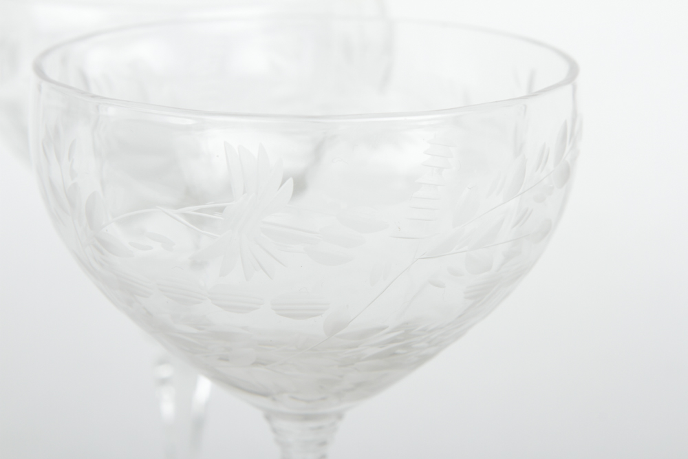 Assortment of Crystal Glasses