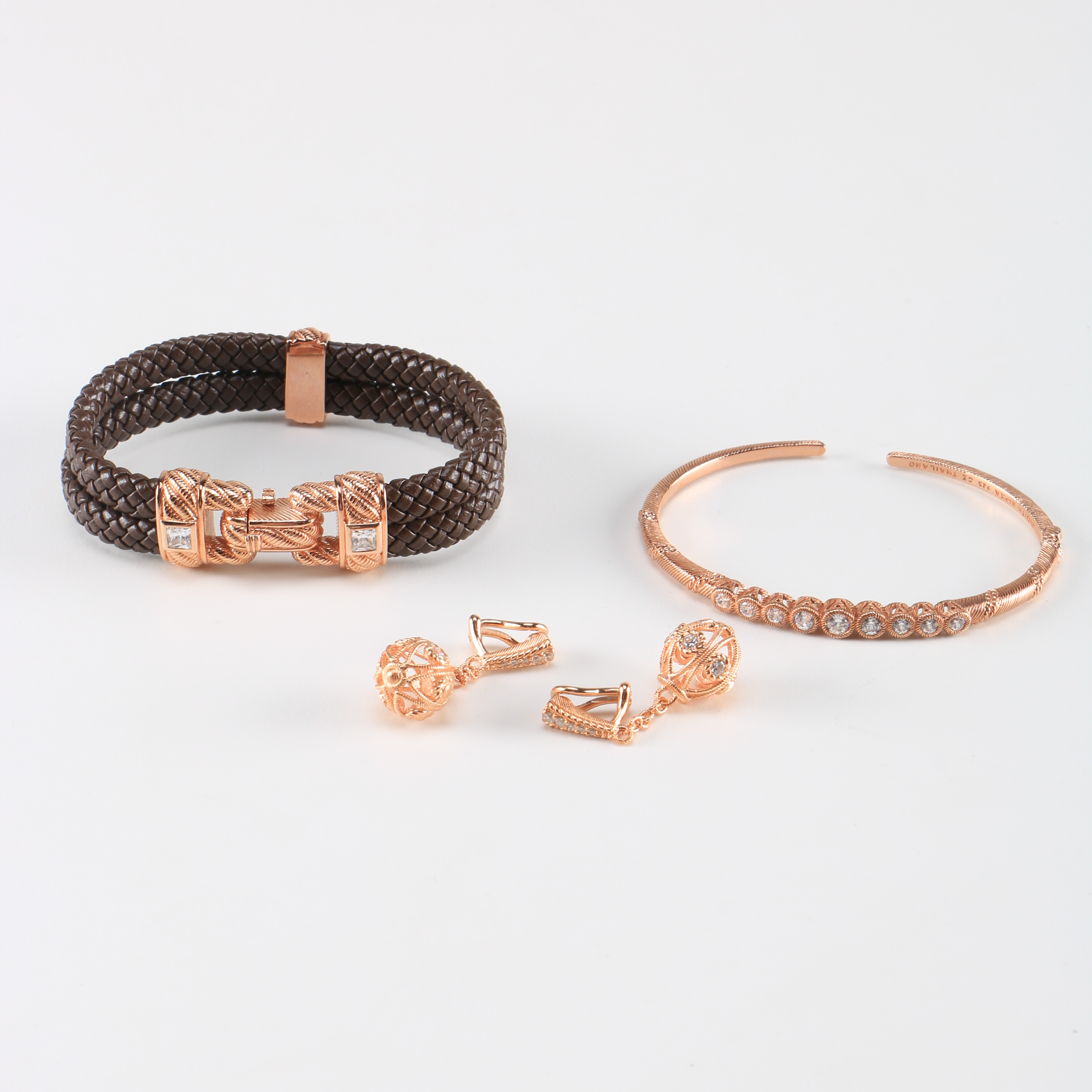 Judith Ripka Sterling Silver Bracelets and Earrings